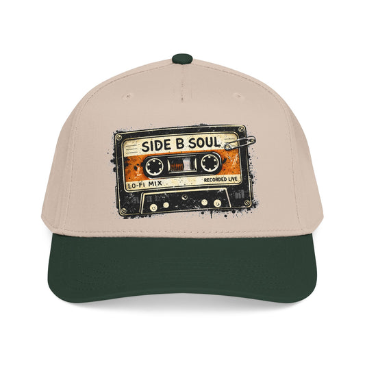 Retro 'Side B Soul' Cassette Mid Profile Baseball Cap - Creations by Chris and Carlos