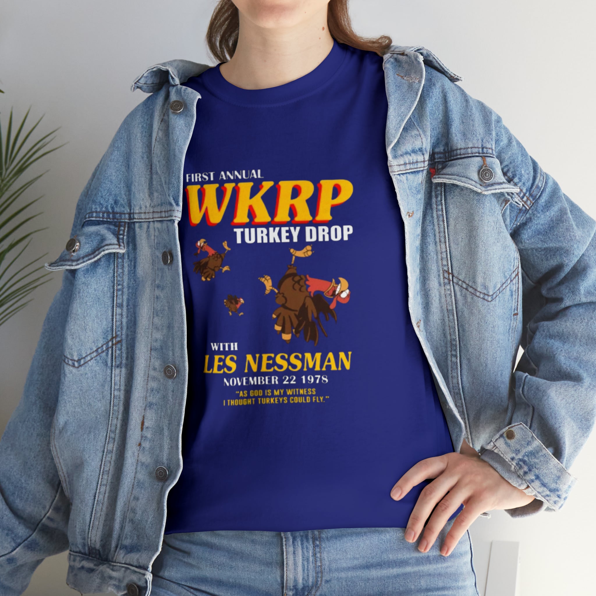 WKRP 70's TV Show- Unisex Heavy Cotton T-Shirt - Creations by Chris and Carlos