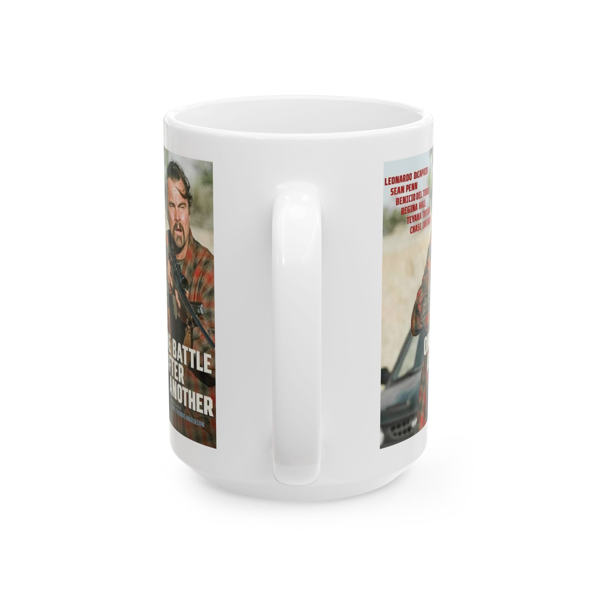 Mug — 'One Battle After Another' Action Movie Photo Mug (11oz & 15oz) - Creations by Chris and Carlos