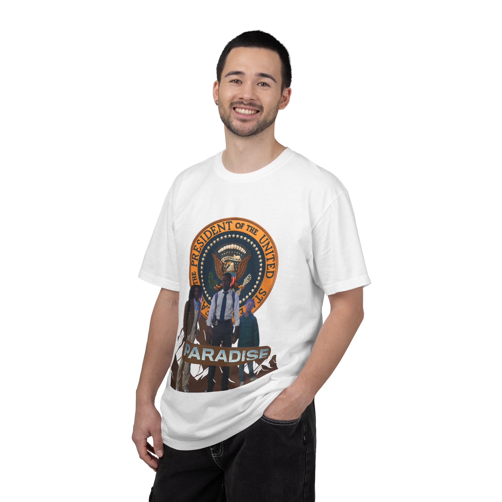 Paradise Presidential Seal Graphic T-Shirt - Creations by Chris and Carlos