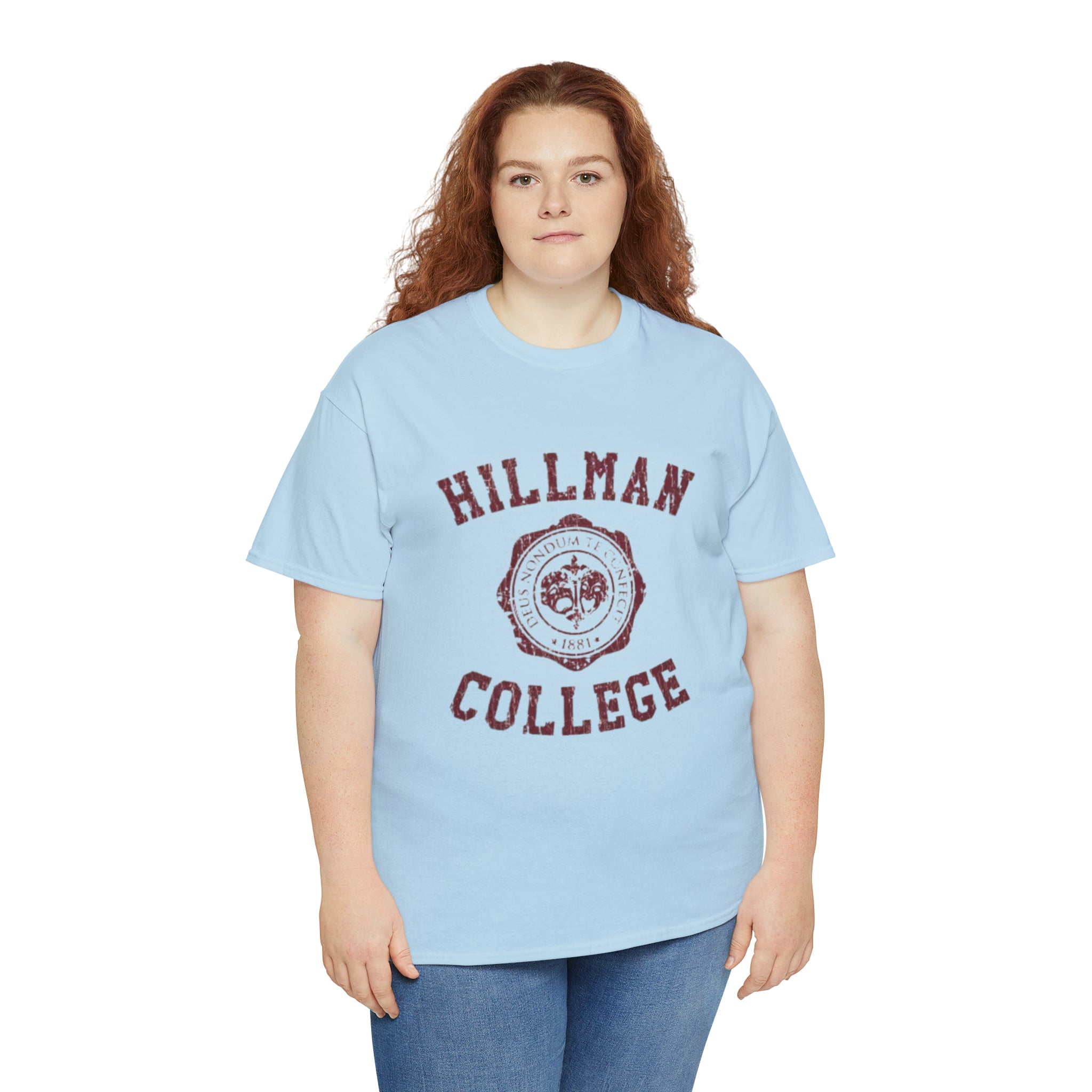 Hillman College- Unisex Heavy Cotton T-Shirt - Creations by Chris and Carlos