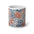 20oz Jumbo Mug — Navy & Rust Mandala Floral Pattern Ceramic Coffee Cup