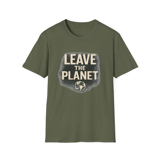 Leave the Planet T‑Shirt – Retro Space Graphic Tee - Creations by Chris and Carlos