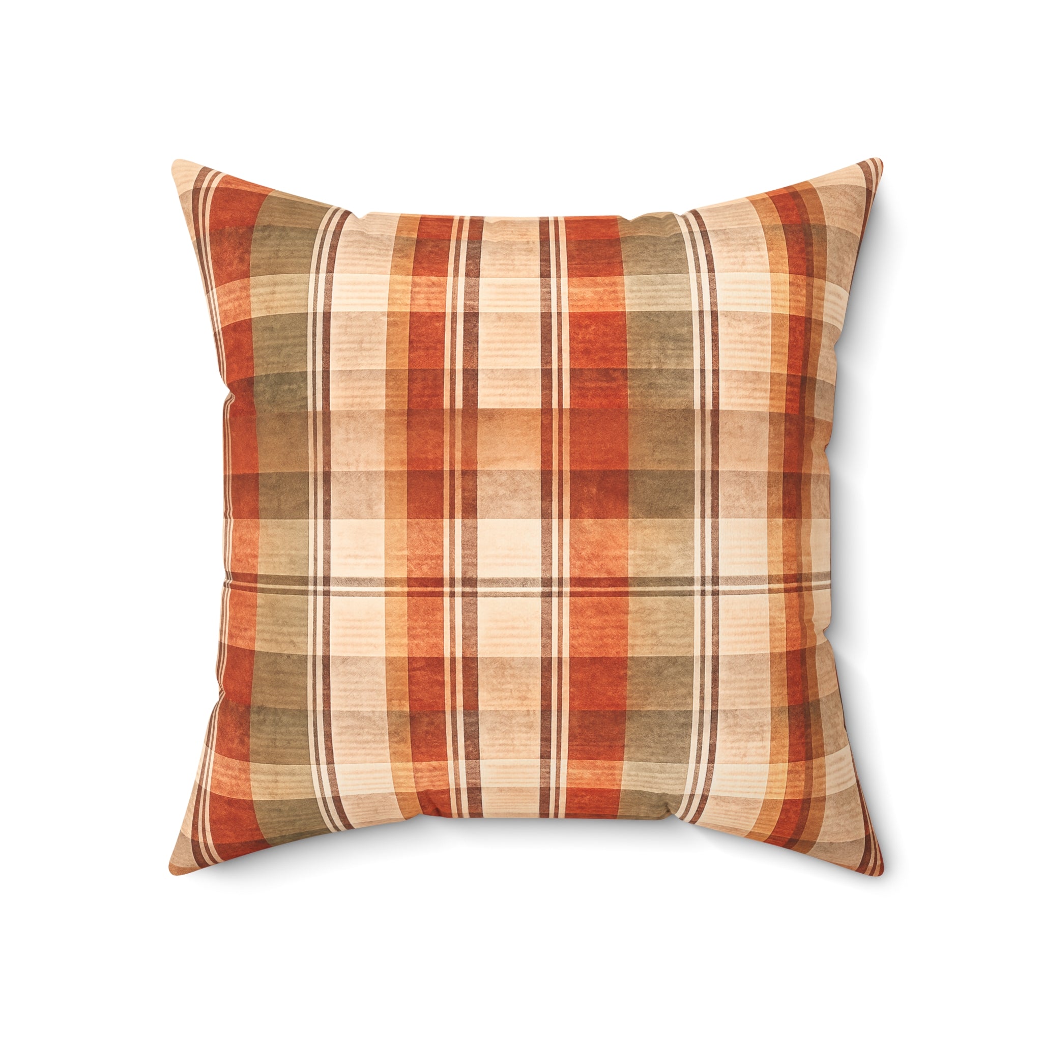Old Soul Harvest™ Heirloom Plaid Throw Pillow - Throw Pillow from Old Soul Harvest Campfire Circle