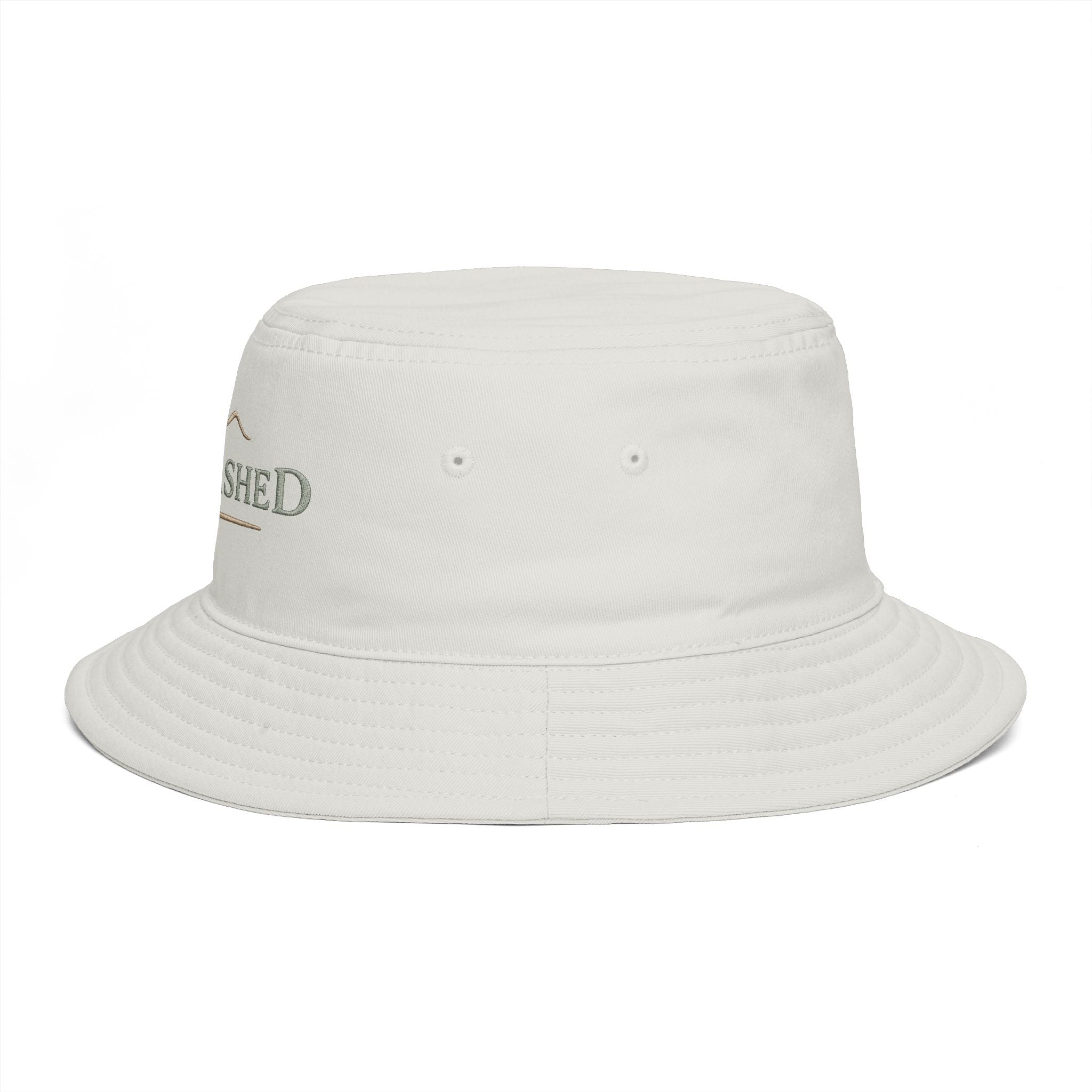 Sunwashed Mountain Bucket Hat — Brown Outdoor Travel & Festival Sun Hat - Creations by Chris and Carlos
