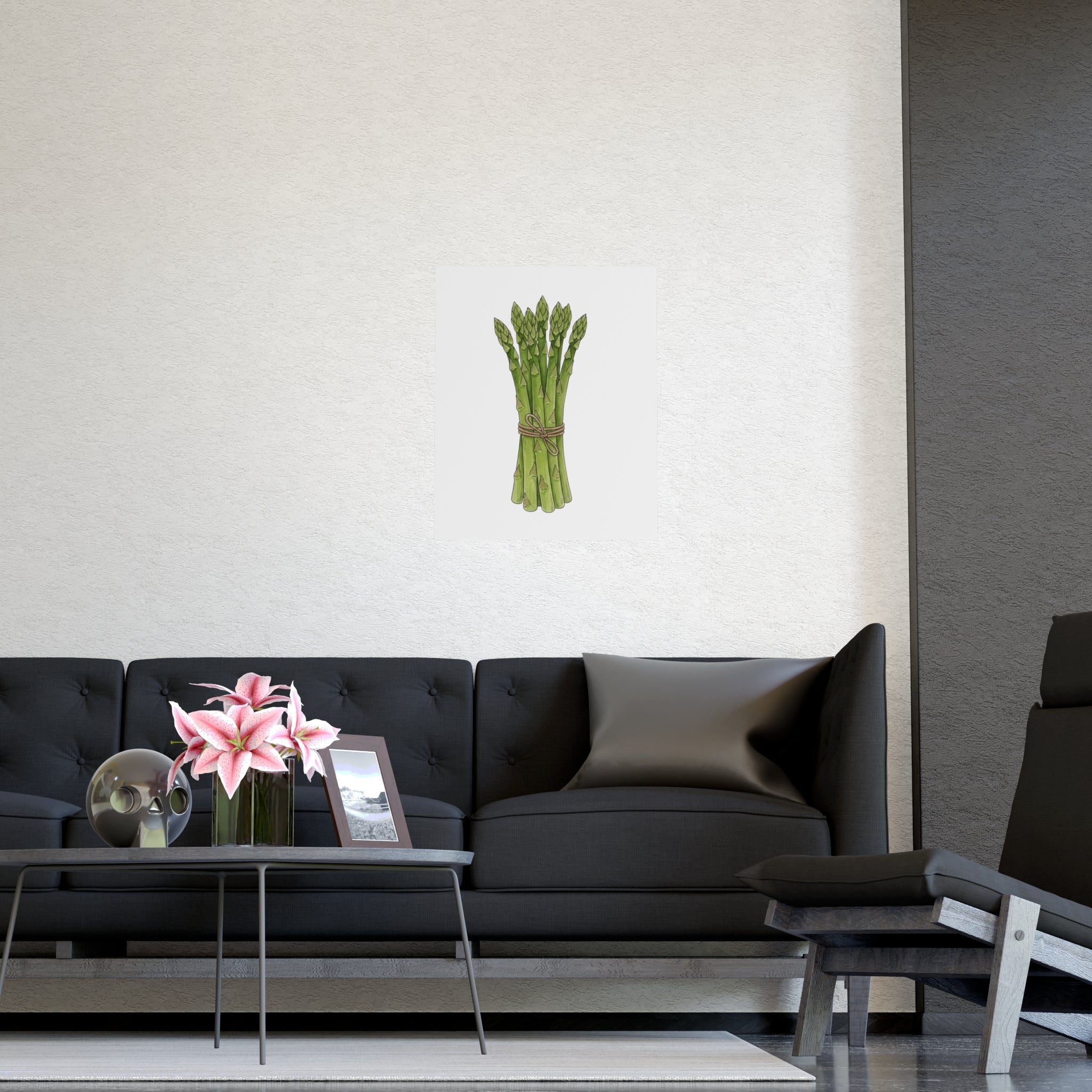 Asparagus Botanical Poster — Minimal Kitchen Wall Art (Vertical & Horizontal) - Creations by Chris and Carlos