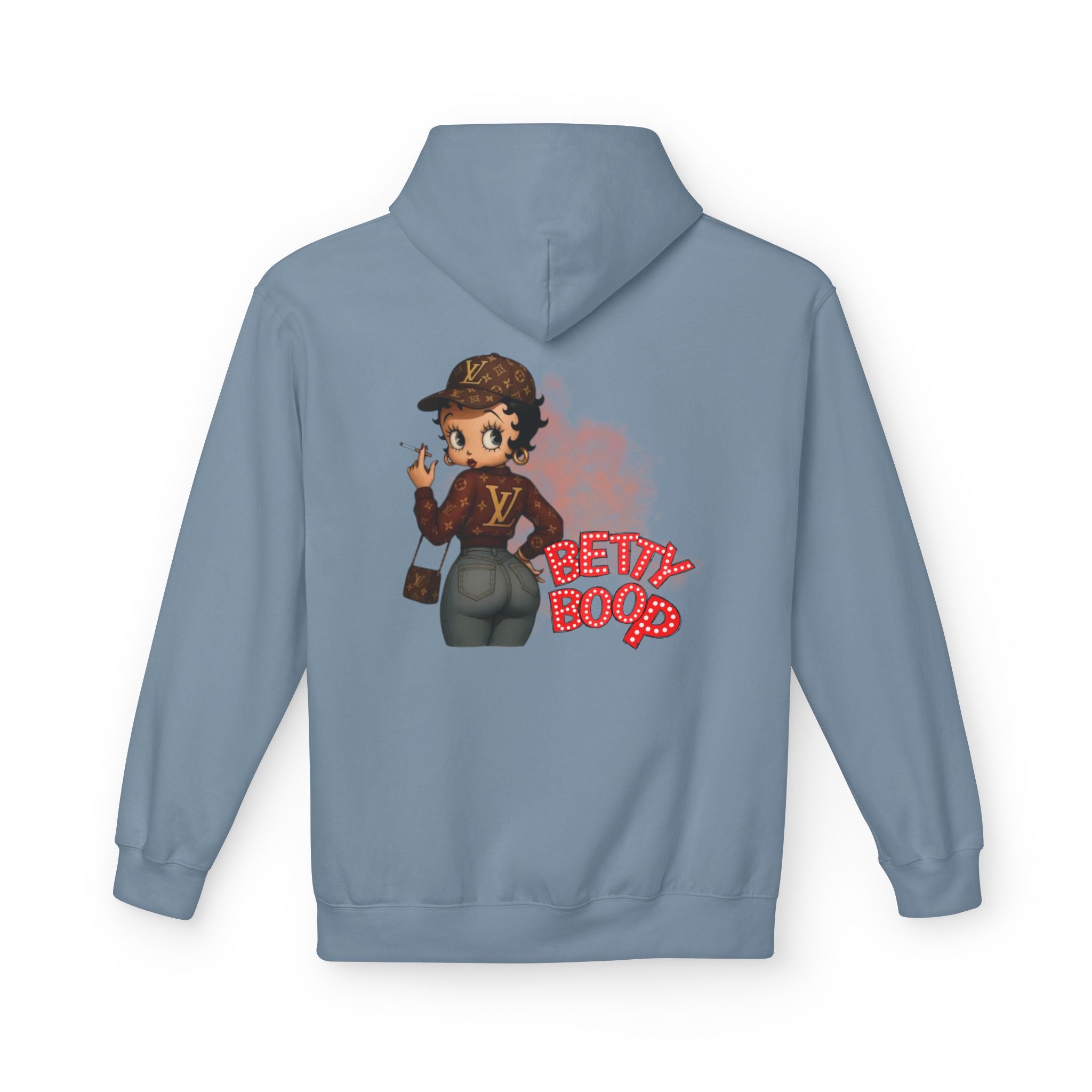 Betty Boop Designer Logo Hoodie — Retro Cartoon Graphic Pullover - Creations by Chris and Carlos