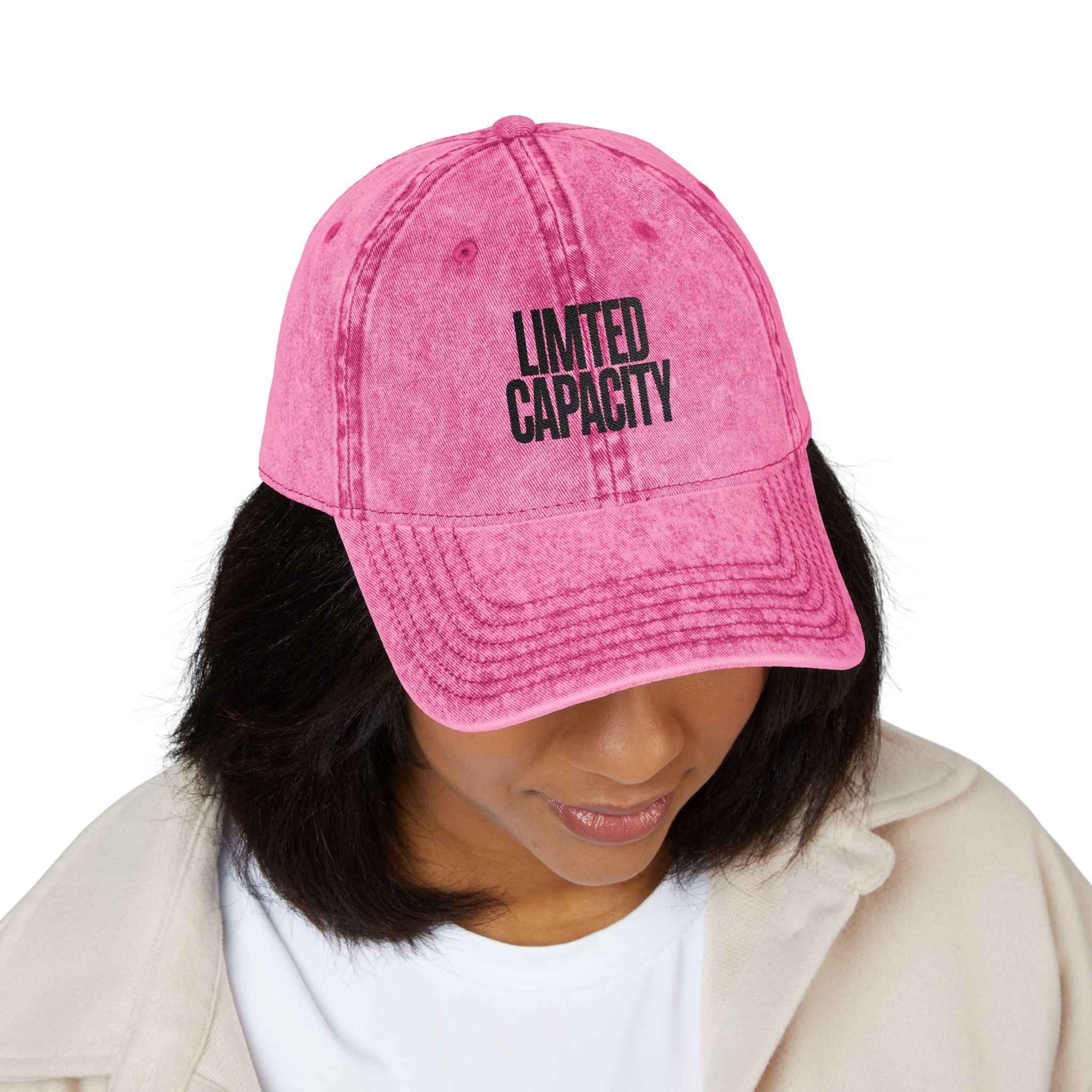 Limited Capacity Vintage Embroidered Cap - Creations by Chris and Carlos