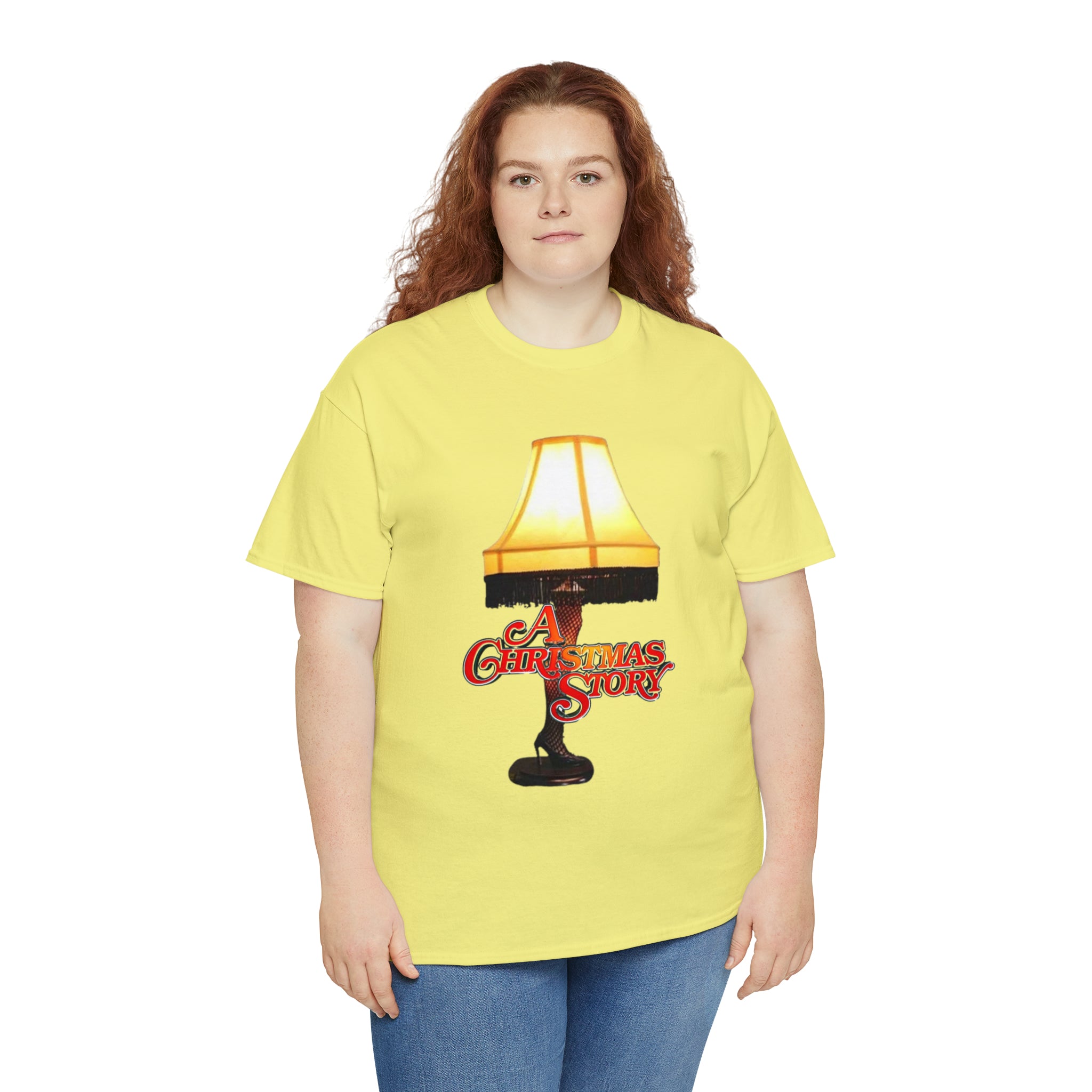 A Christmas Story- Leg Lamp Unisex Heavy Cotton T-Shirt - Creations by Chris and Carlos