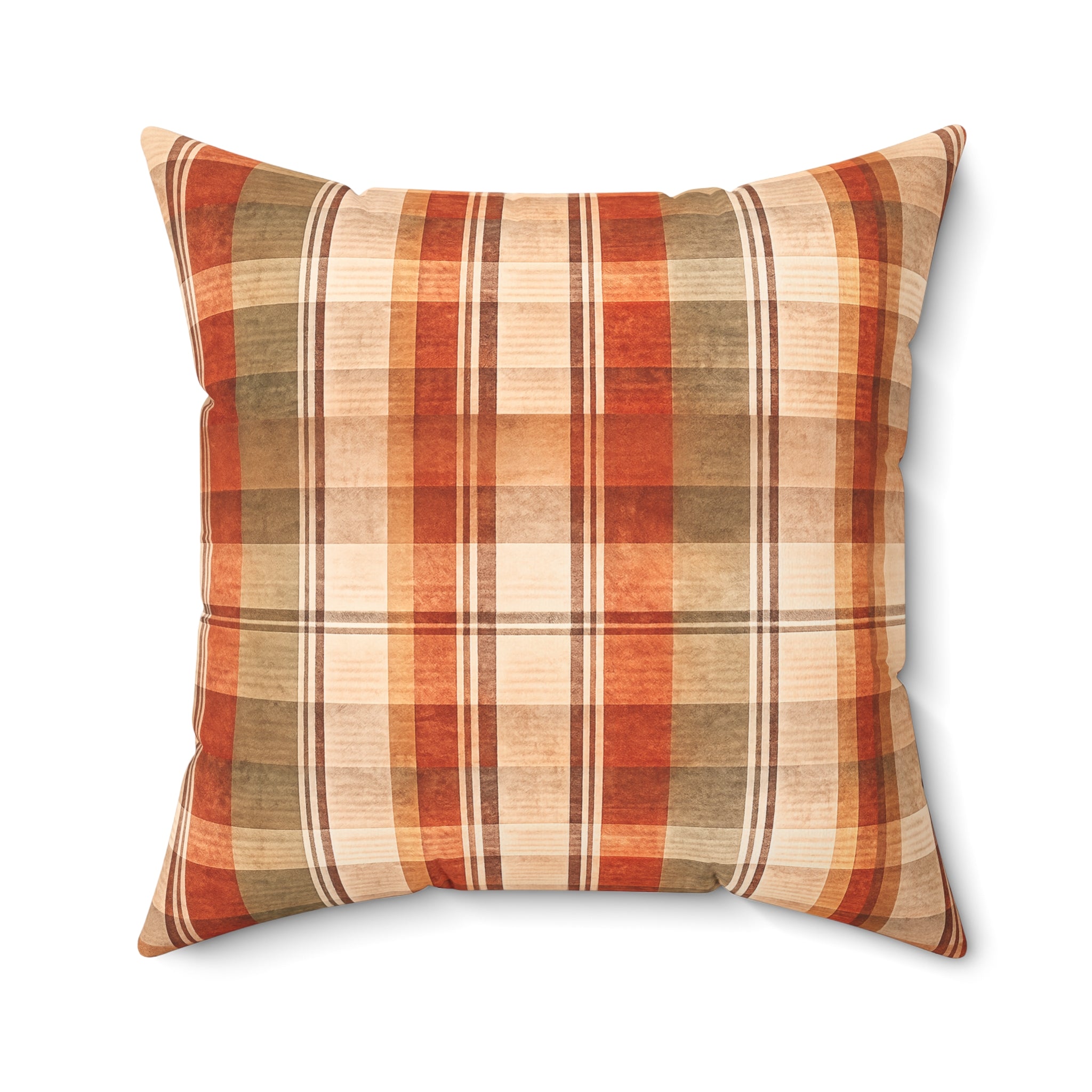 Old Soul Harvest™ Heirloom Plaid Throw Pillow - Throw Pillow from Old Soul Harvest Campfire Circle