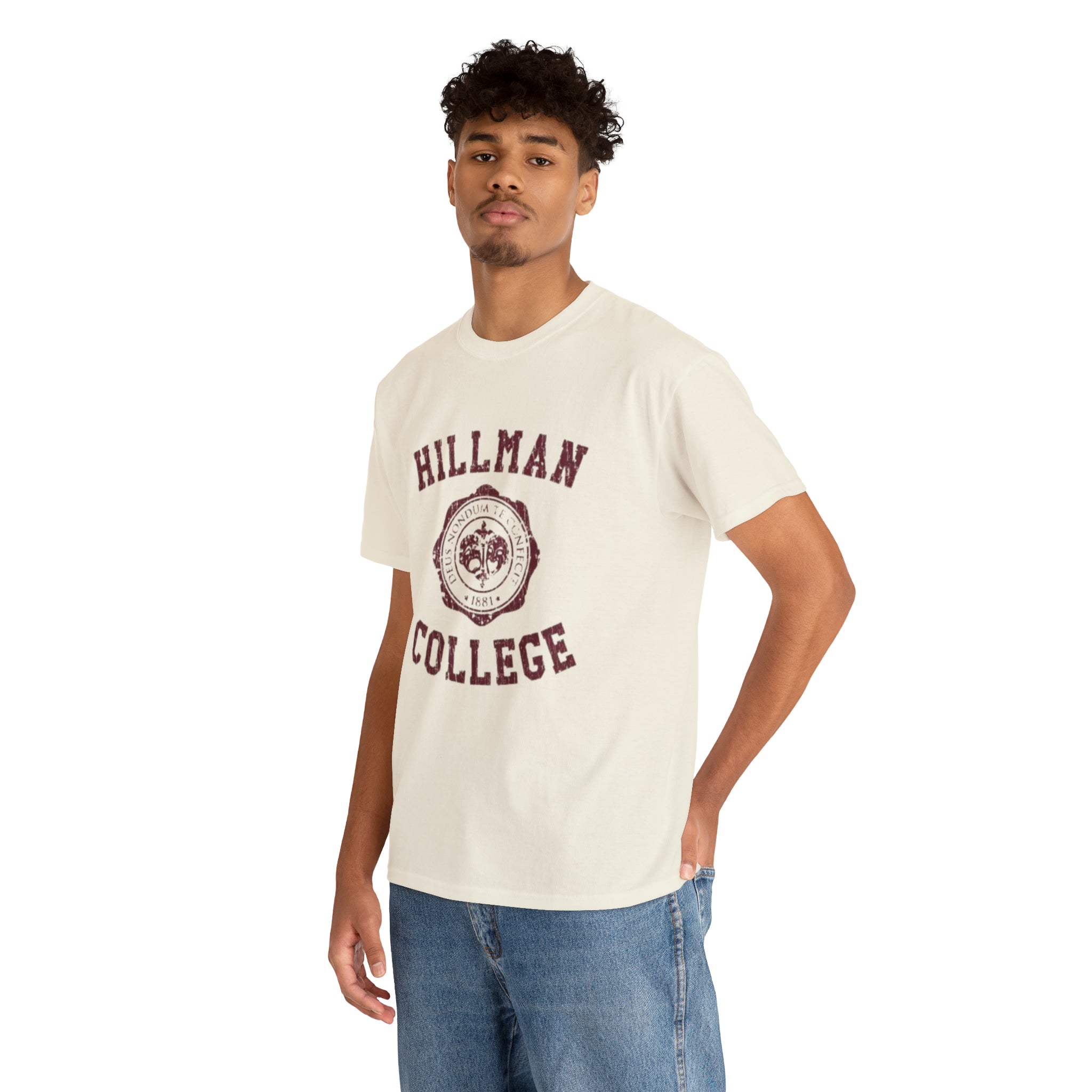 Hillman College- Unisex Heavy Cotton T-Shirt - Creations by Chris and Carlos