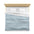 The Slate & Sage Collection- Vera Blue Coastal Stripe Duvet Cover — Light Blue Microfiber Bedding