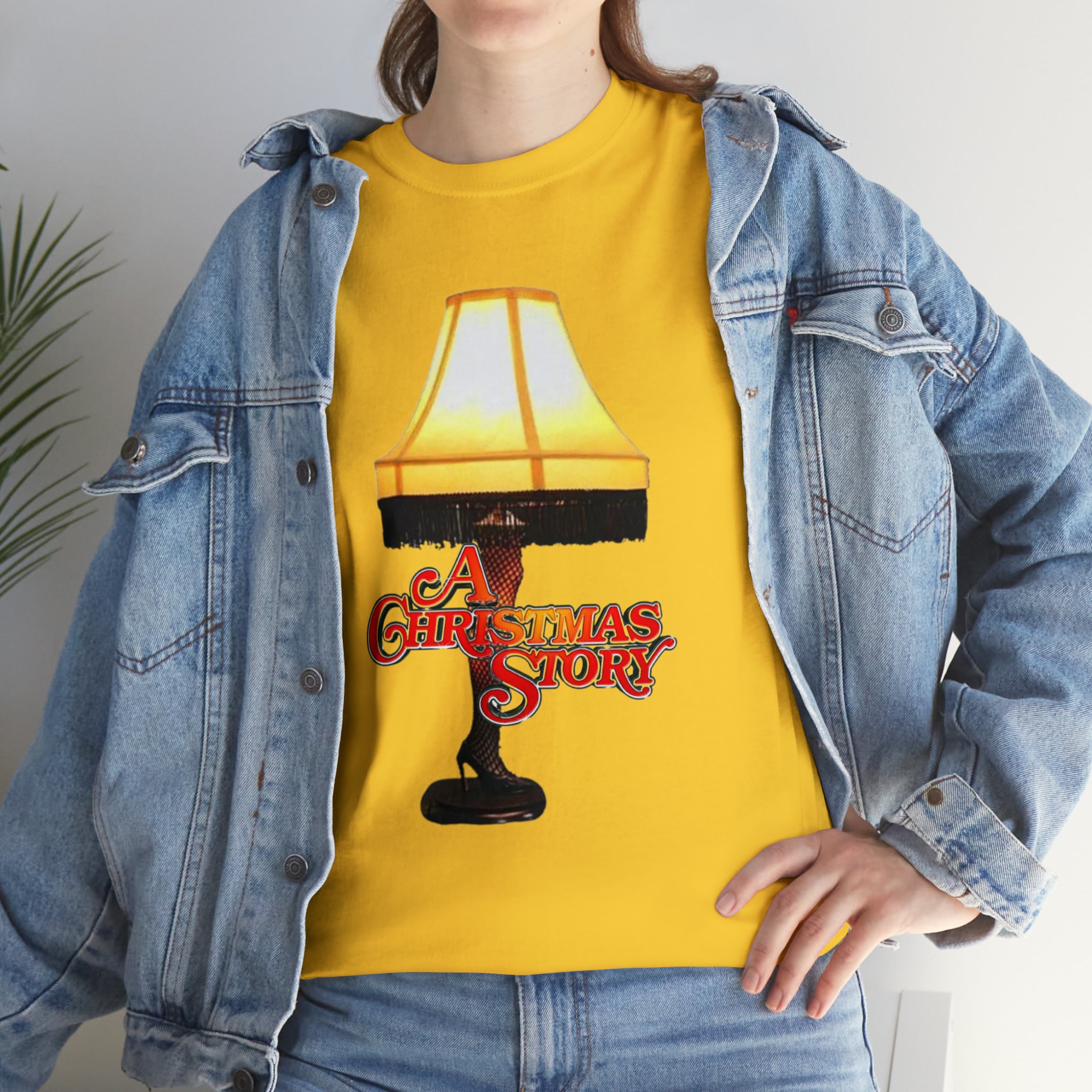 A Christmas Story- Leg Lamp Unisex Heavy Cotton T-Shirt - Creations by Chris and Carlos