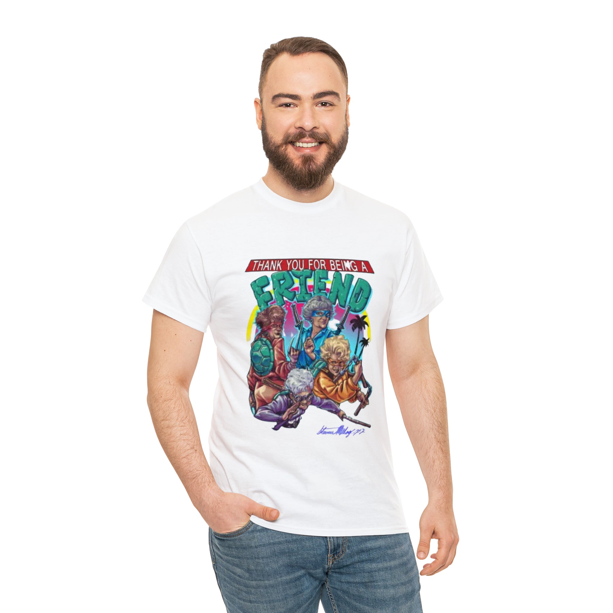 The T-Shirtnage Mutant Ninja Turtles- Unisex Heavy Cotton T-Shirt - Creations by Chris and Carlos
