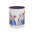 Mamma Floral Mug — Colorful 'MAMA' Lettering with Flowers & Cute Lilo Character (11oz/15oz)