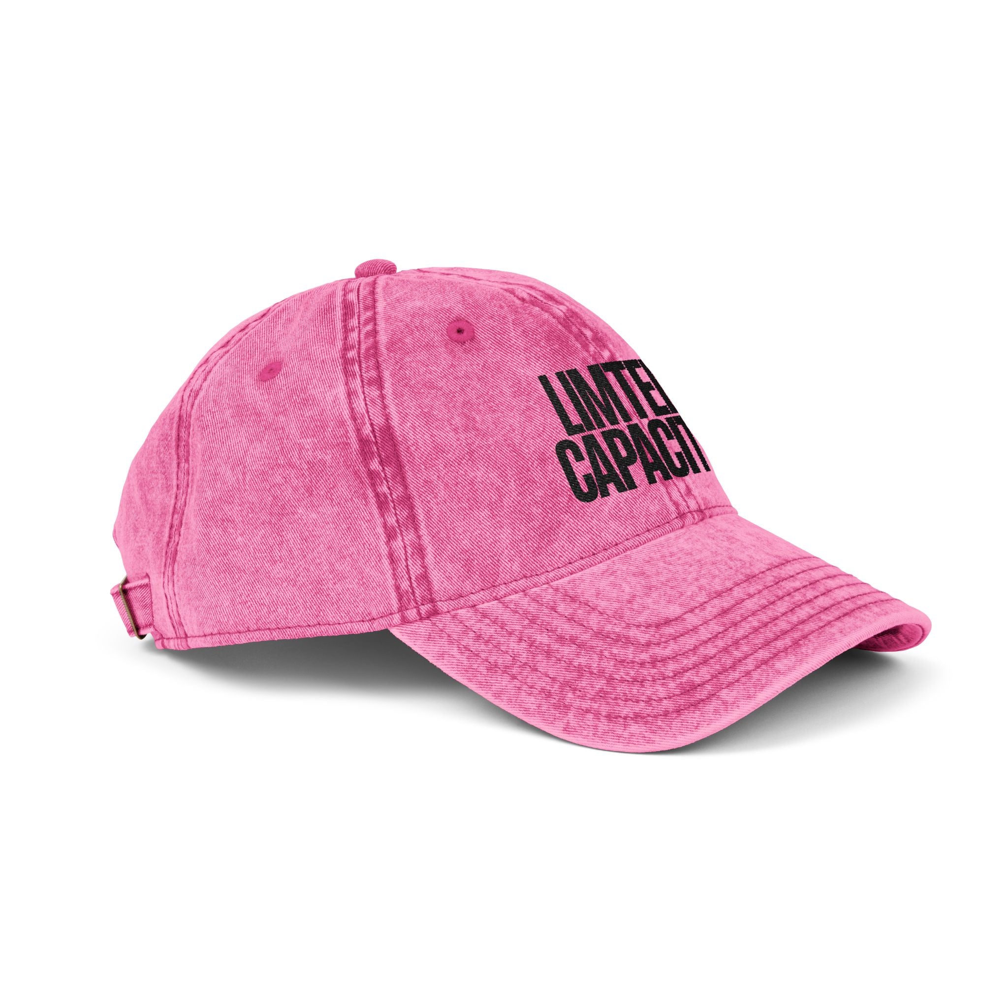 Limited Capacity Vintage Embroidered Cap - Creations by Chris and Carlos
