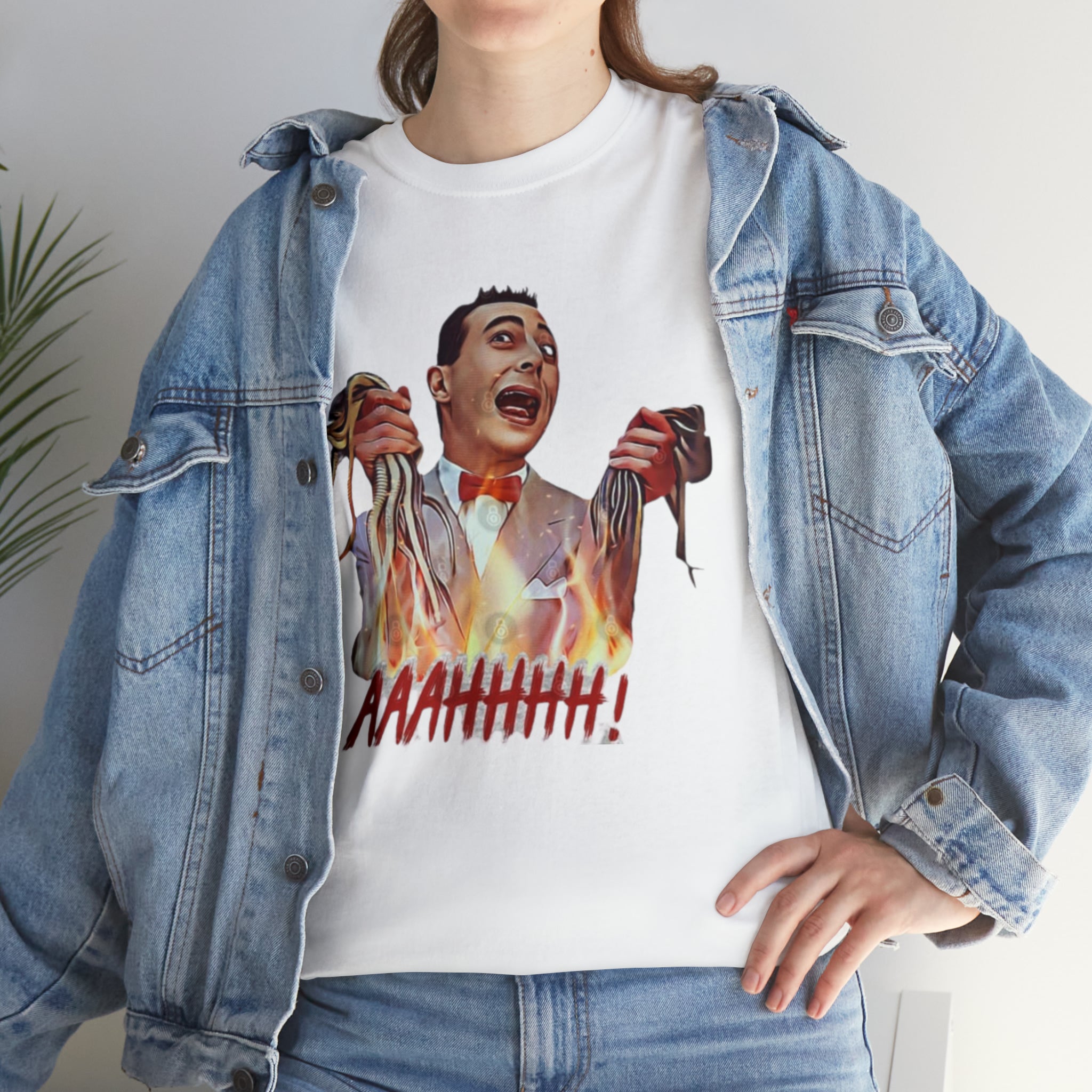 Pee Wee Herman-  Unisex Heavy Cotton T-Shirt - Creations by Chris and Carlos