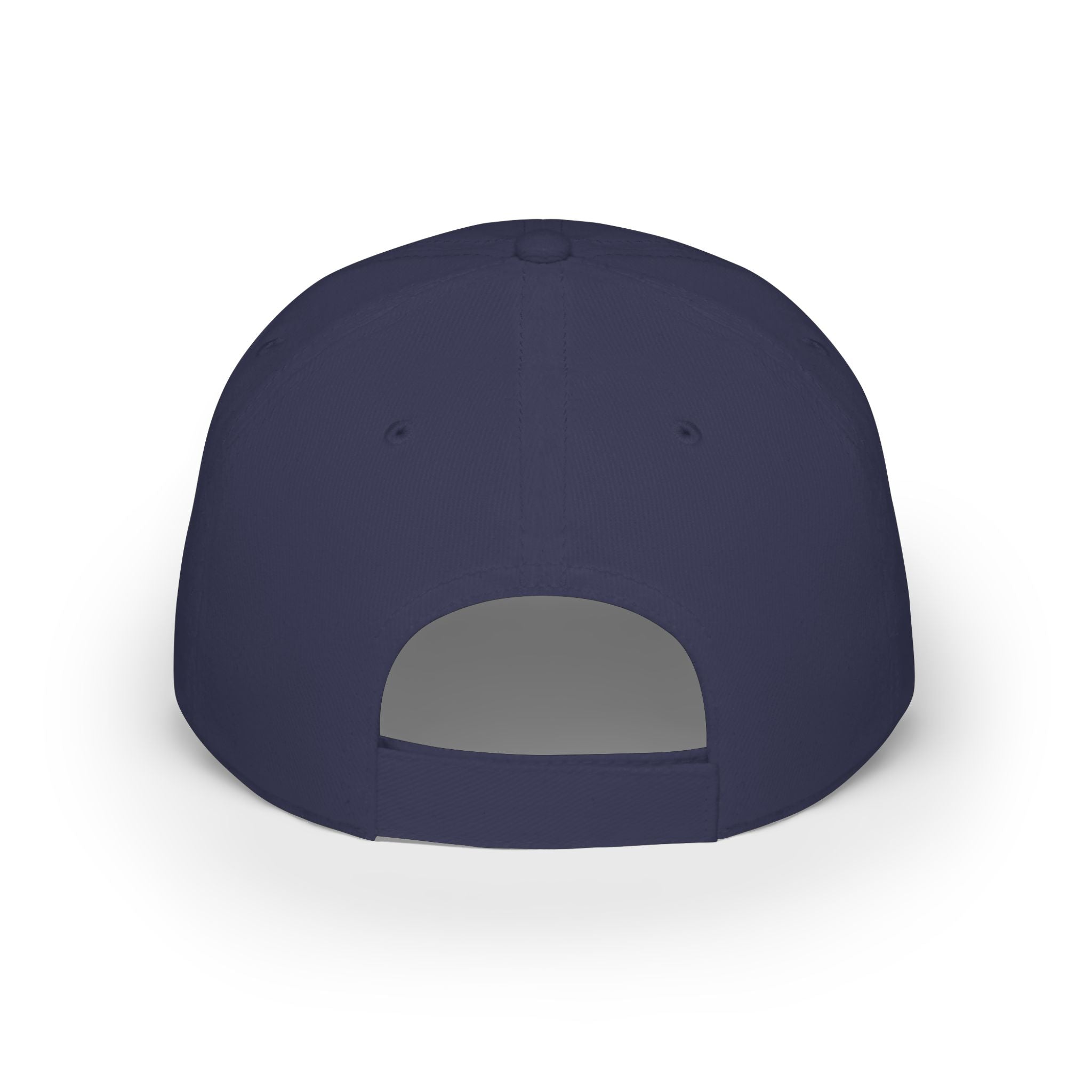 Olympic Rings Embroidered Baseball Cap — Red Low Profile Sport Hat - Creations by Chris and Carlos