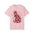 Floral Cat Silhouette T‑Shirt — Heart Pattern Valentine’s Tee for Cat Lovers
