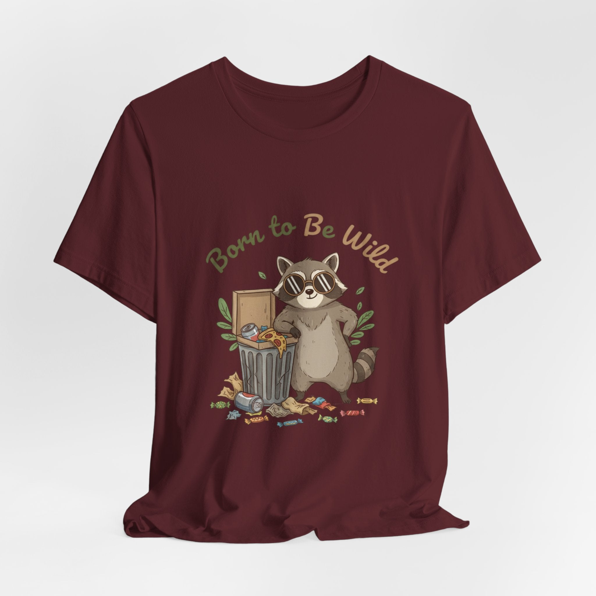Trash Panda Raccoon Doodle Tee | goofy critter, possum art - Creations by Chris and Carlos