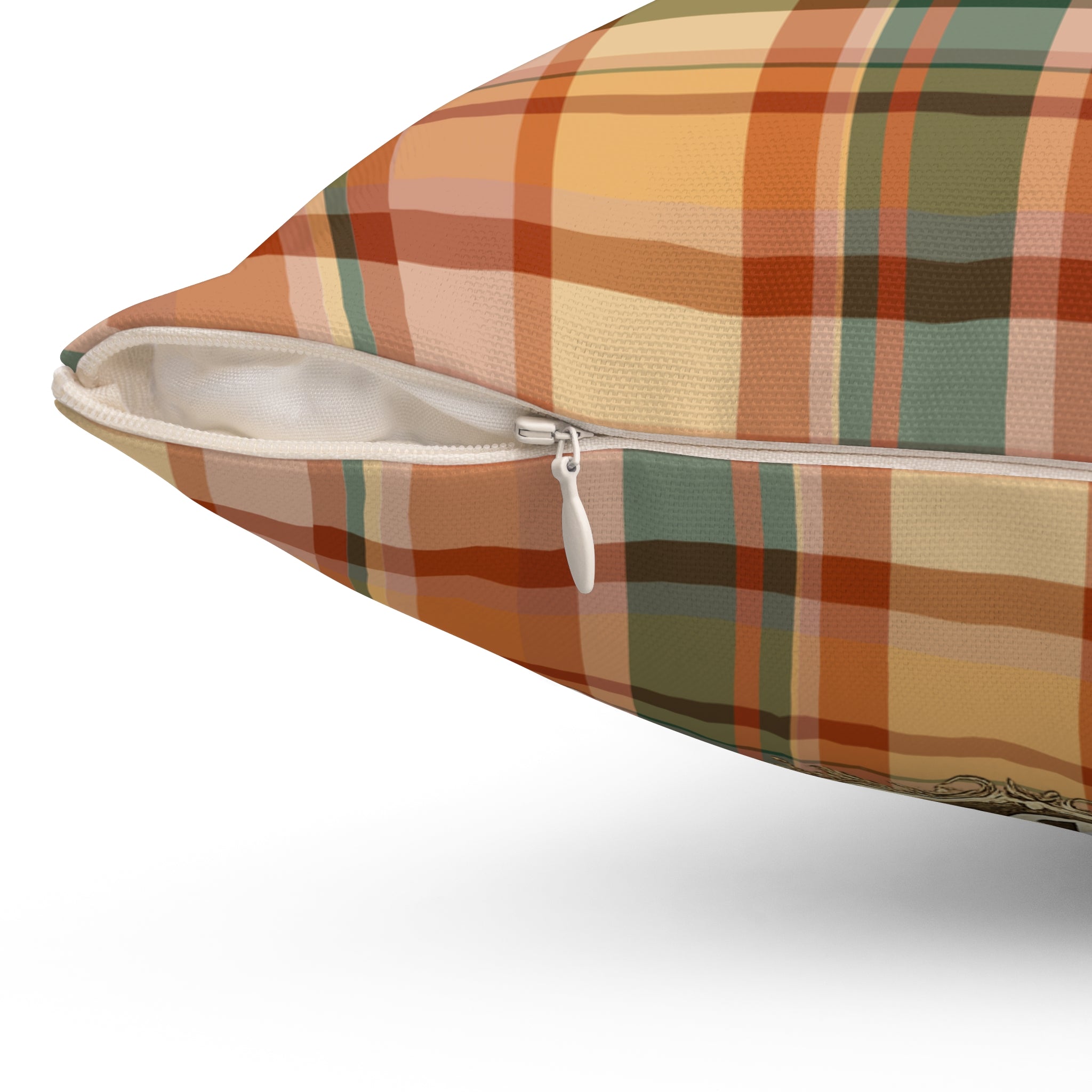 Old Soul Harvest™ Heirloom Plaid Throw Pillow - Throw Pillow from Old Soul Harvest Campfire Circle