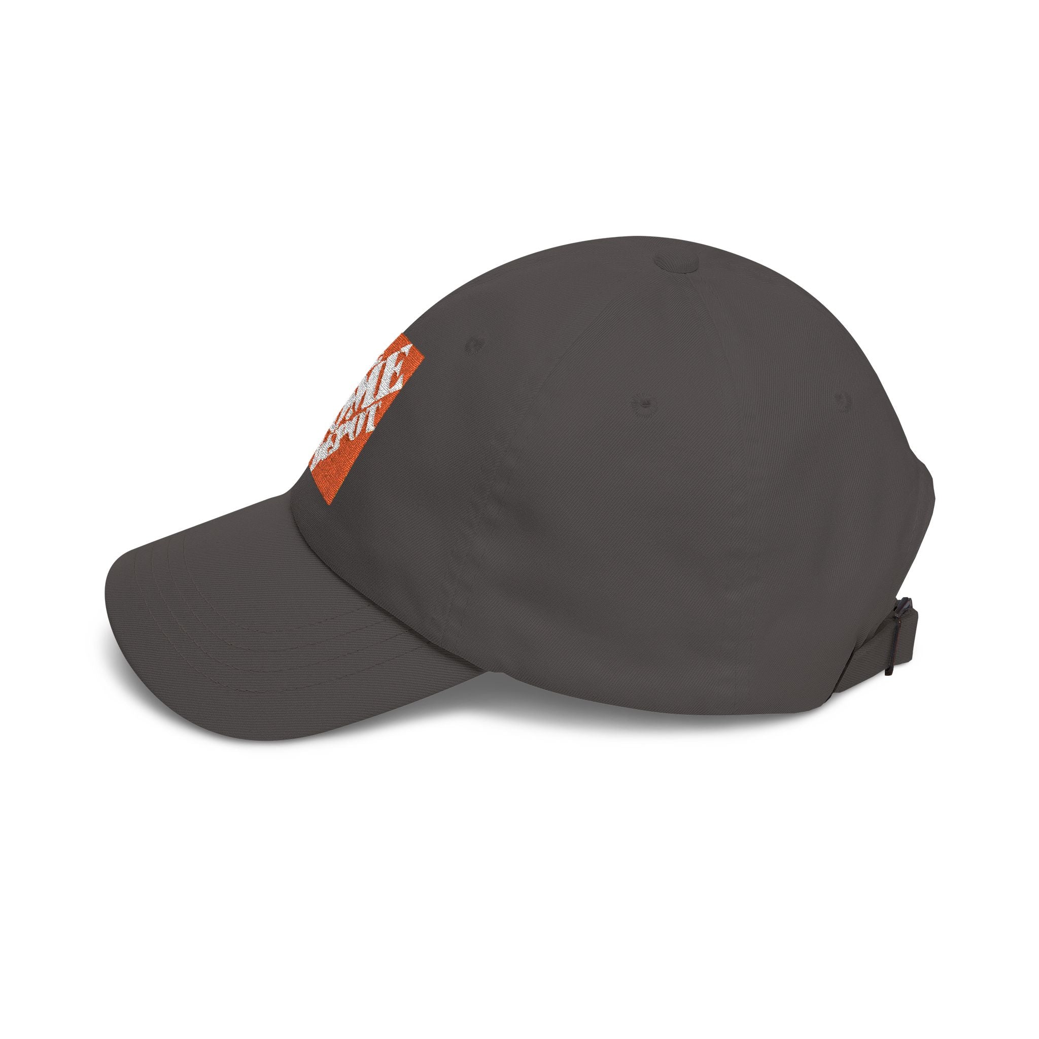 Dad Cap — Embroidered Orange Home Depot Logo Baseball Hat - Creations by Chris and Carlos