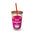 Dunkin Donuts- Inspired DunKings Tumbler with Straw, 16oz