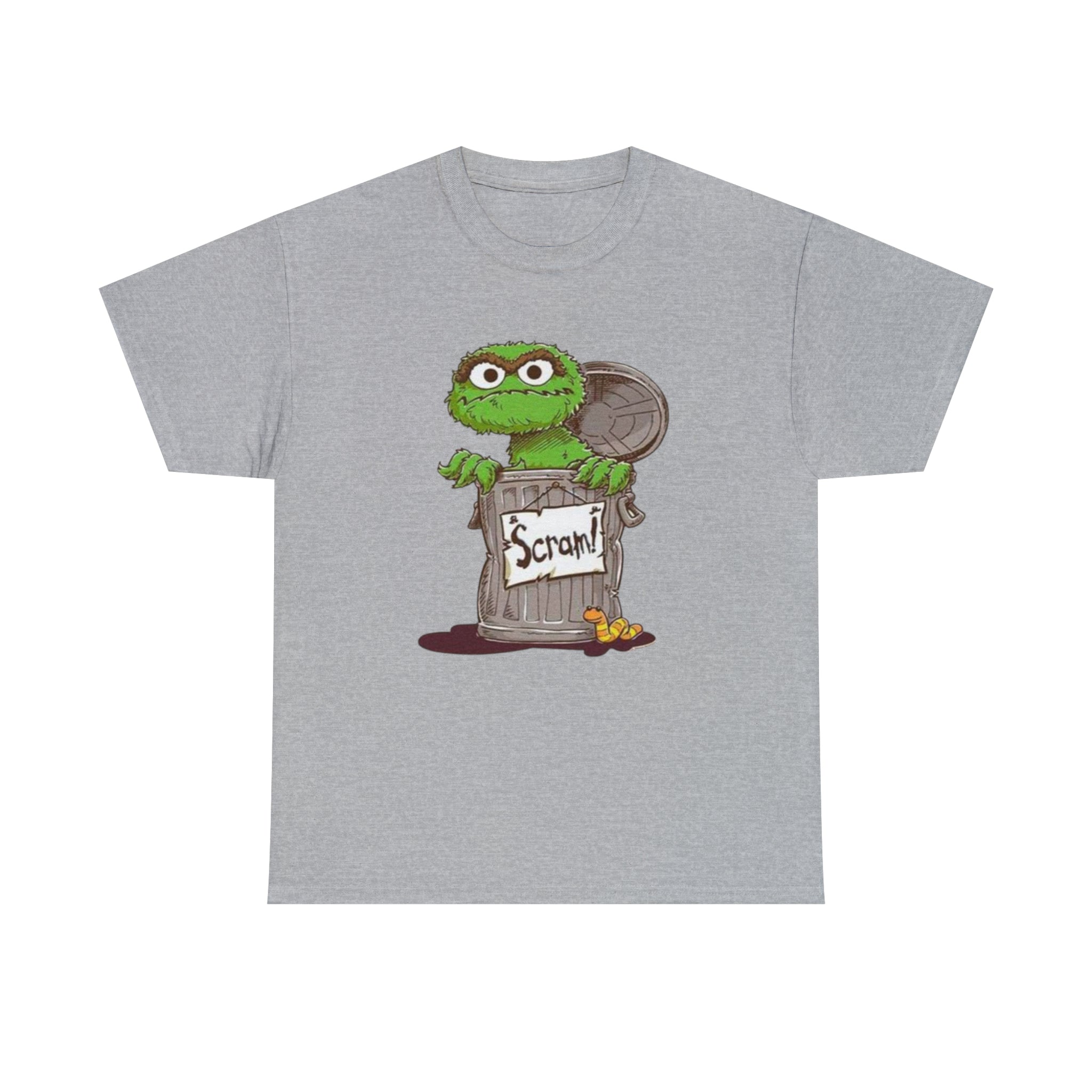 Oscar the Grouch- Unisex Heavy Cotton T-Shirt - Creations by Chris and Carlos