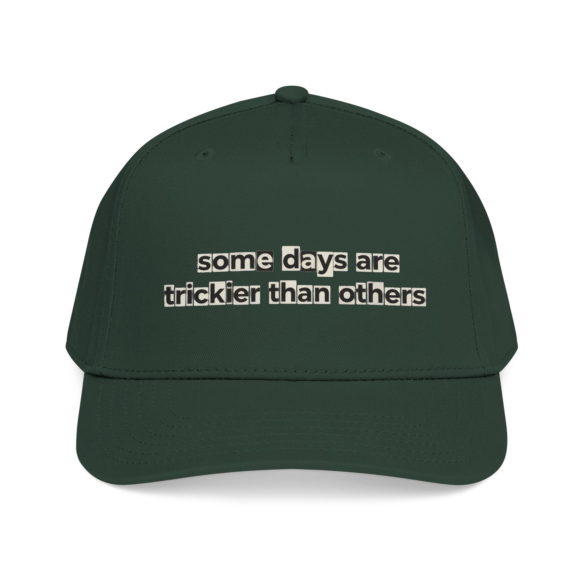 Baseball Cap — "Some Days Are Trickier Than Others" Patch - Creations by Chris and Carlos