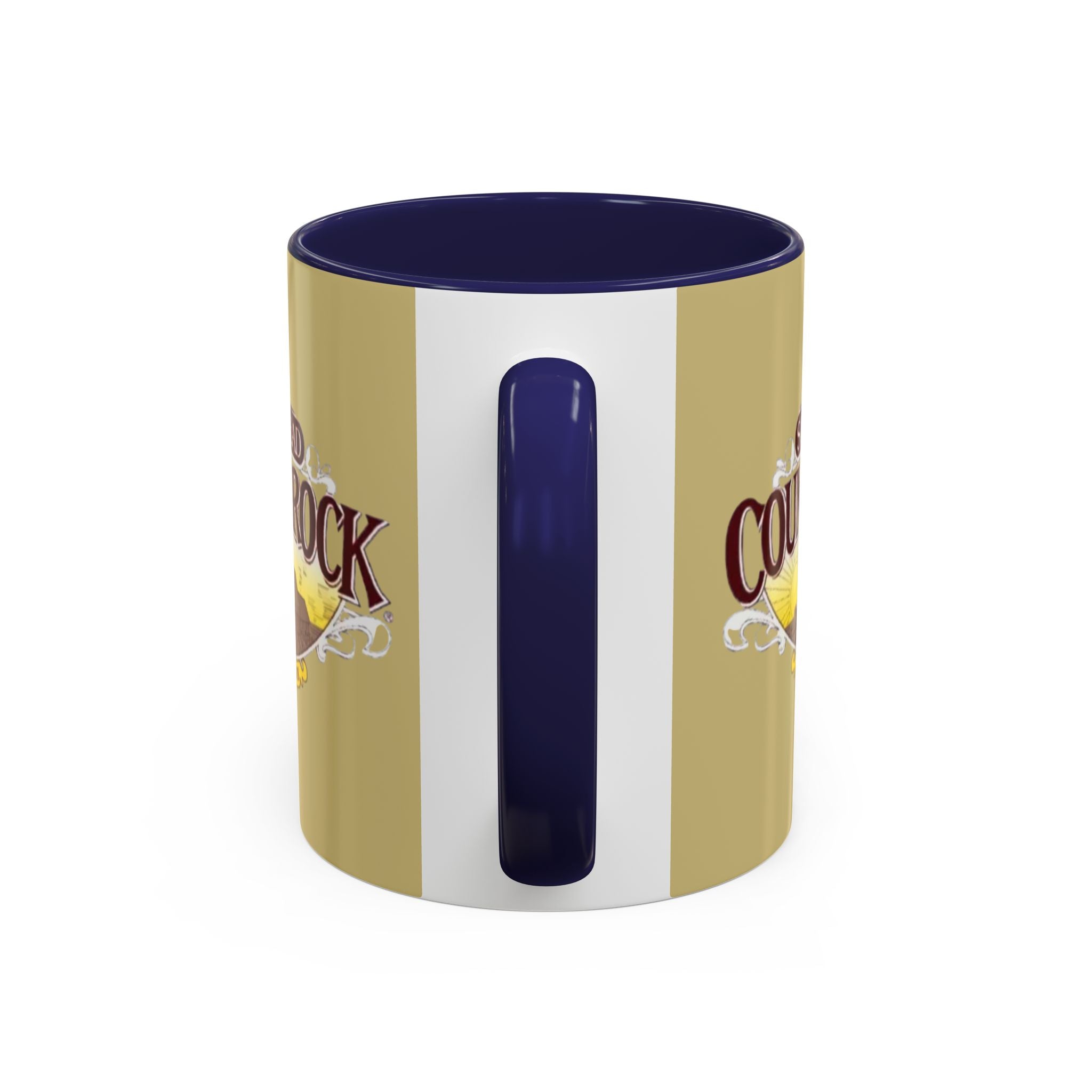 Country Crock Logo Accent Coffee Mug — Retro Farmhouse Butter Spread Design (11/15oz) - Creations by Chris and Carlos