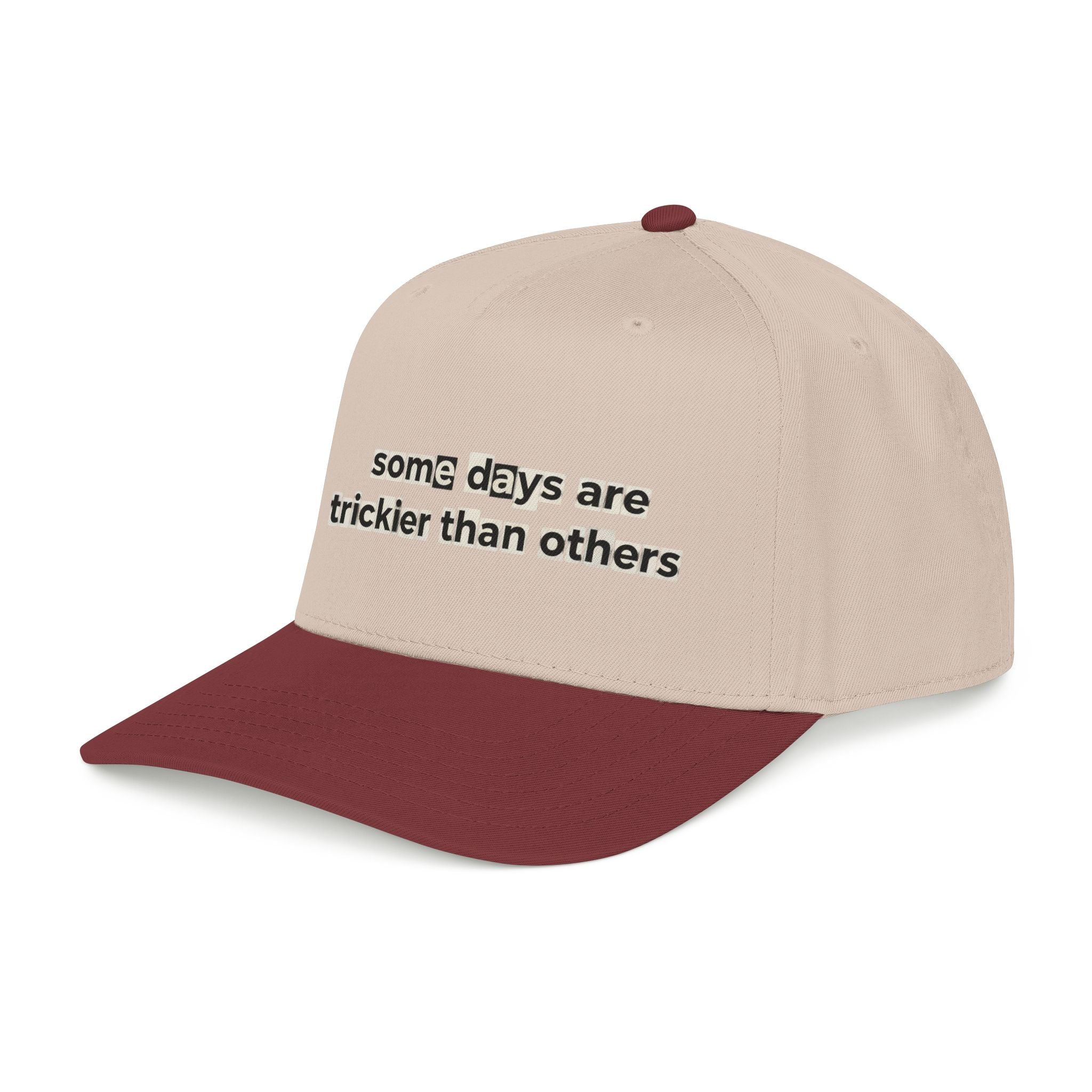Baseball Cap — "Some Days Are Trickier Than Others" Patch - Creations by Chris and Carlos