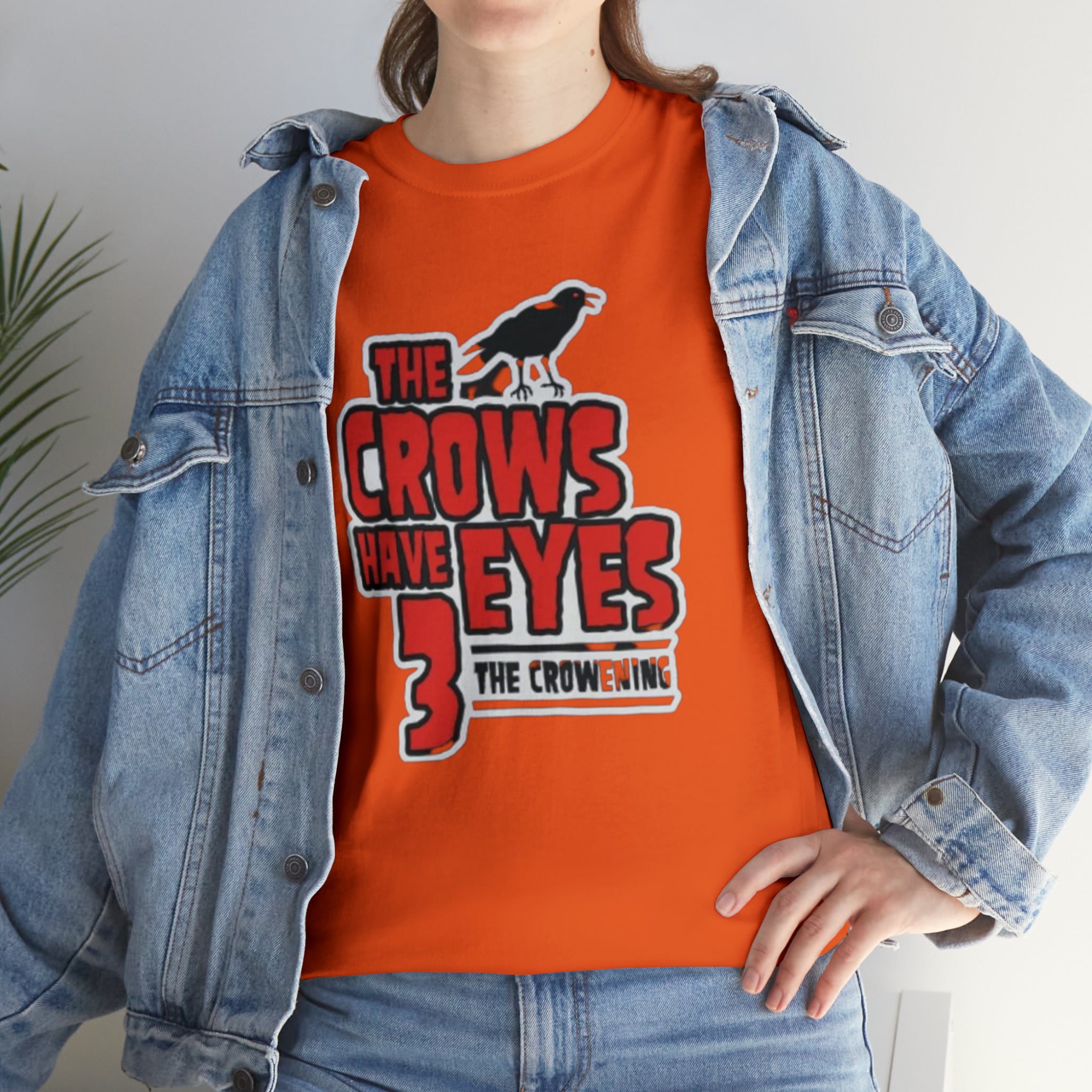 The Crows have eyes 3- Unisex Heavy Cotton T-Shirt - Creations by Chris and Carlos