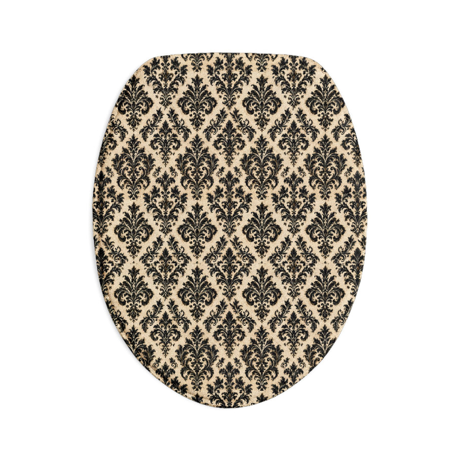 Vintage Damask Bath Mat Set – Old Soul Halloween Hollow™ | Black Lantern Society