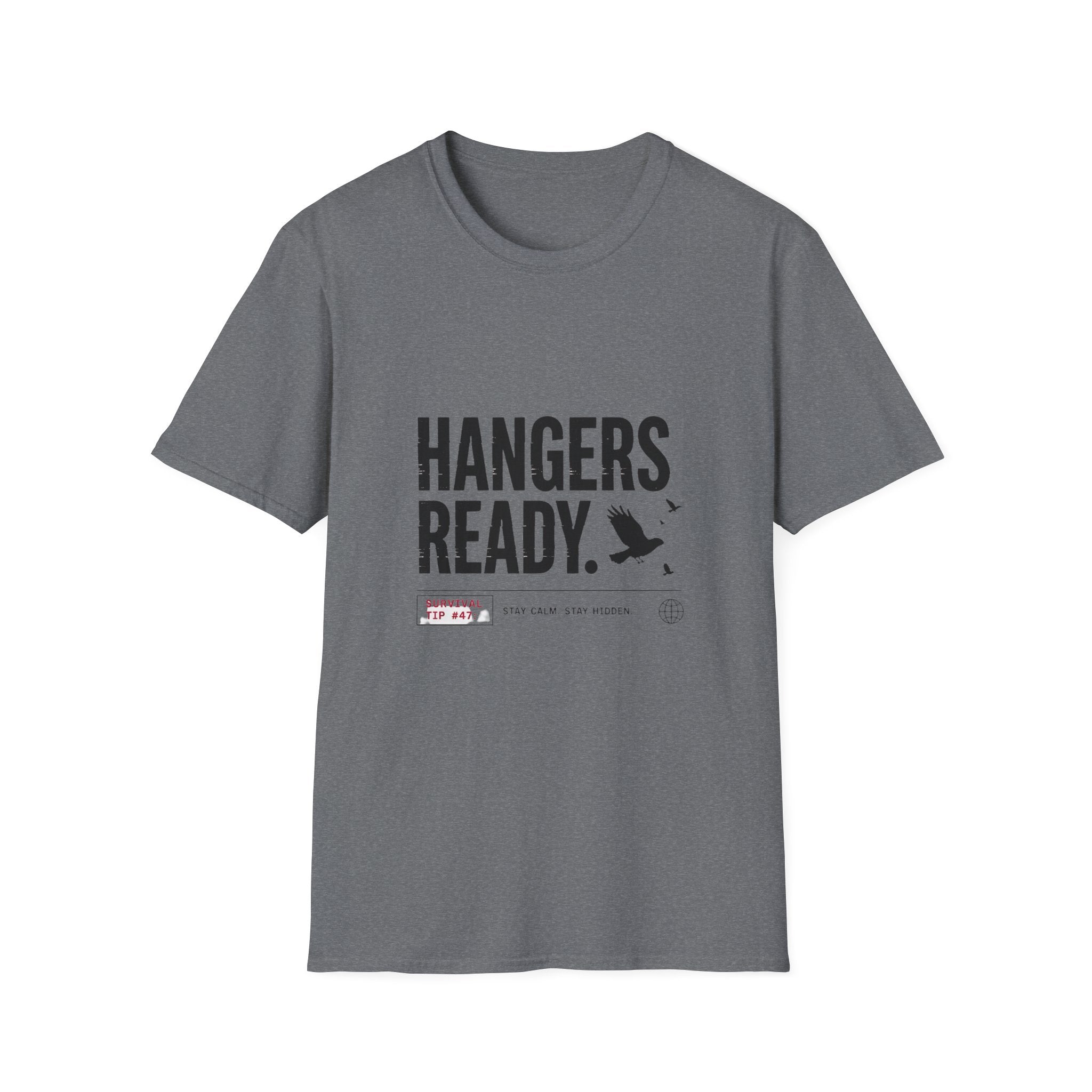 Hangers Ready T-Shirt – Casual Graphic Tee for Birdwatchers & Outdoor Fans - Creations by Chris and Carlos