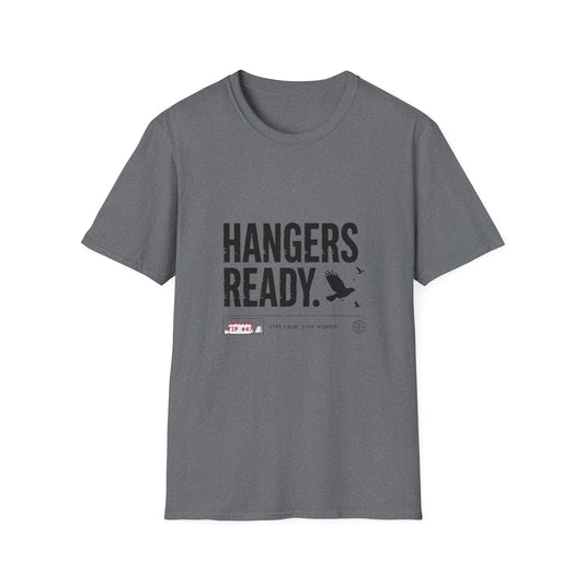 Hangers Ready T-Shirt – Casual Graphic Tee for Birdwatchers & Outdoor Fans - Creations by Chris and Carlos