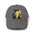 Vintage-Inspired Distressed Cap with Iconic Alfred Hitchcock- The Bird Design, Casual Accessories, Unique Gift for Movie Lovers, Stylish Everyday Wear