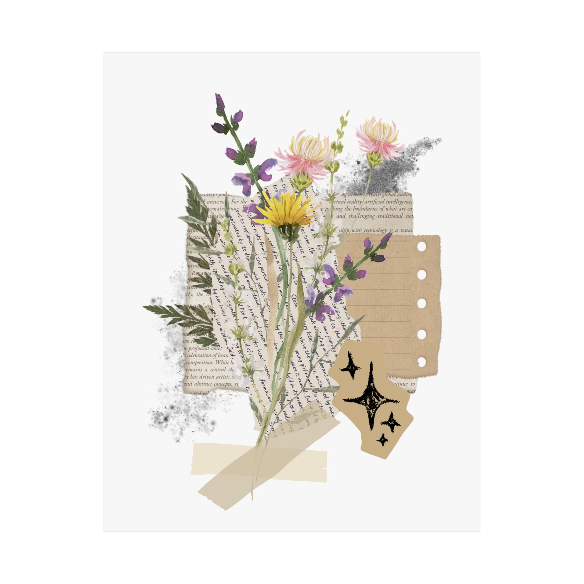 Briarwood Garden Matte Vertical Posters - Creations by Chris and Carlos