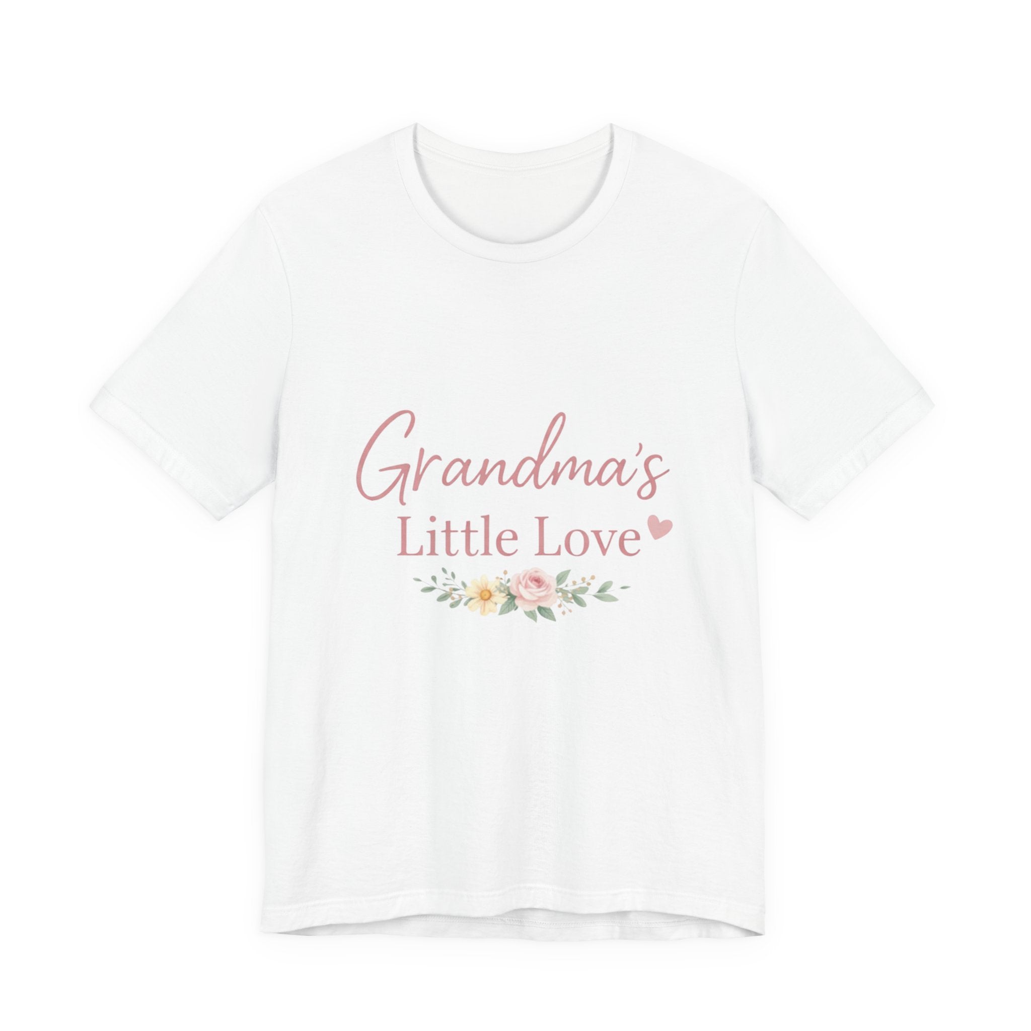 Grandma's Little Love T-Shirt — Floral Grandma Tee for New Grandmothers - Creations by Chris and Carlos