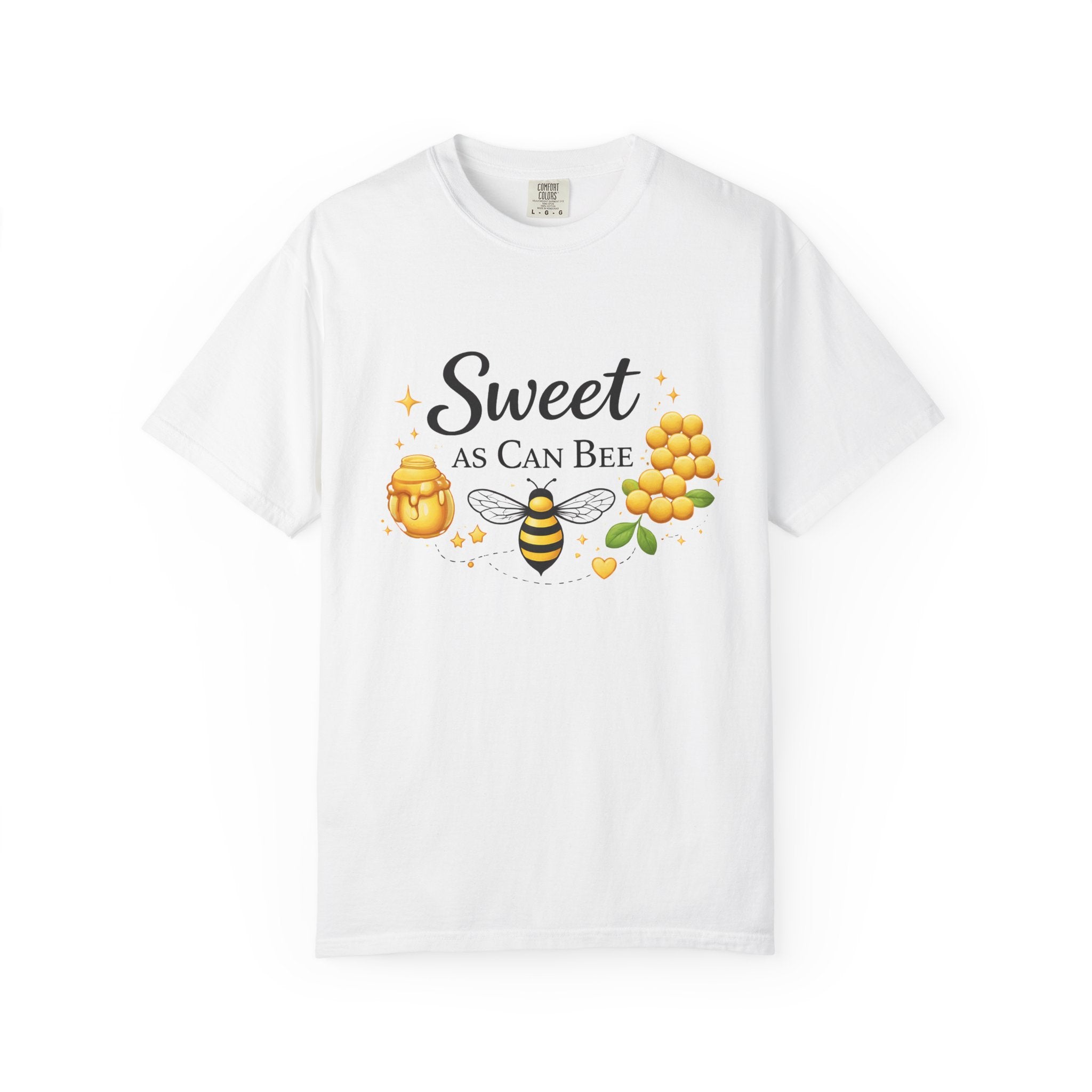 Sweet As Can Bee T-Shirt — Cute Bee & Honey Graphic Tee - Creations by Chris and Carlos