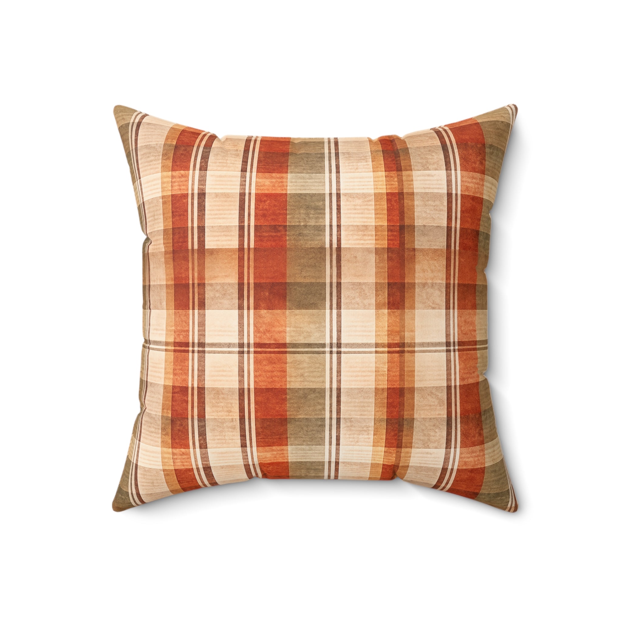 Old Soul Harvest™ Heirloom Plaid Throw Pillow - Throw Pillow from Old Soul Harvest Campfire Circle