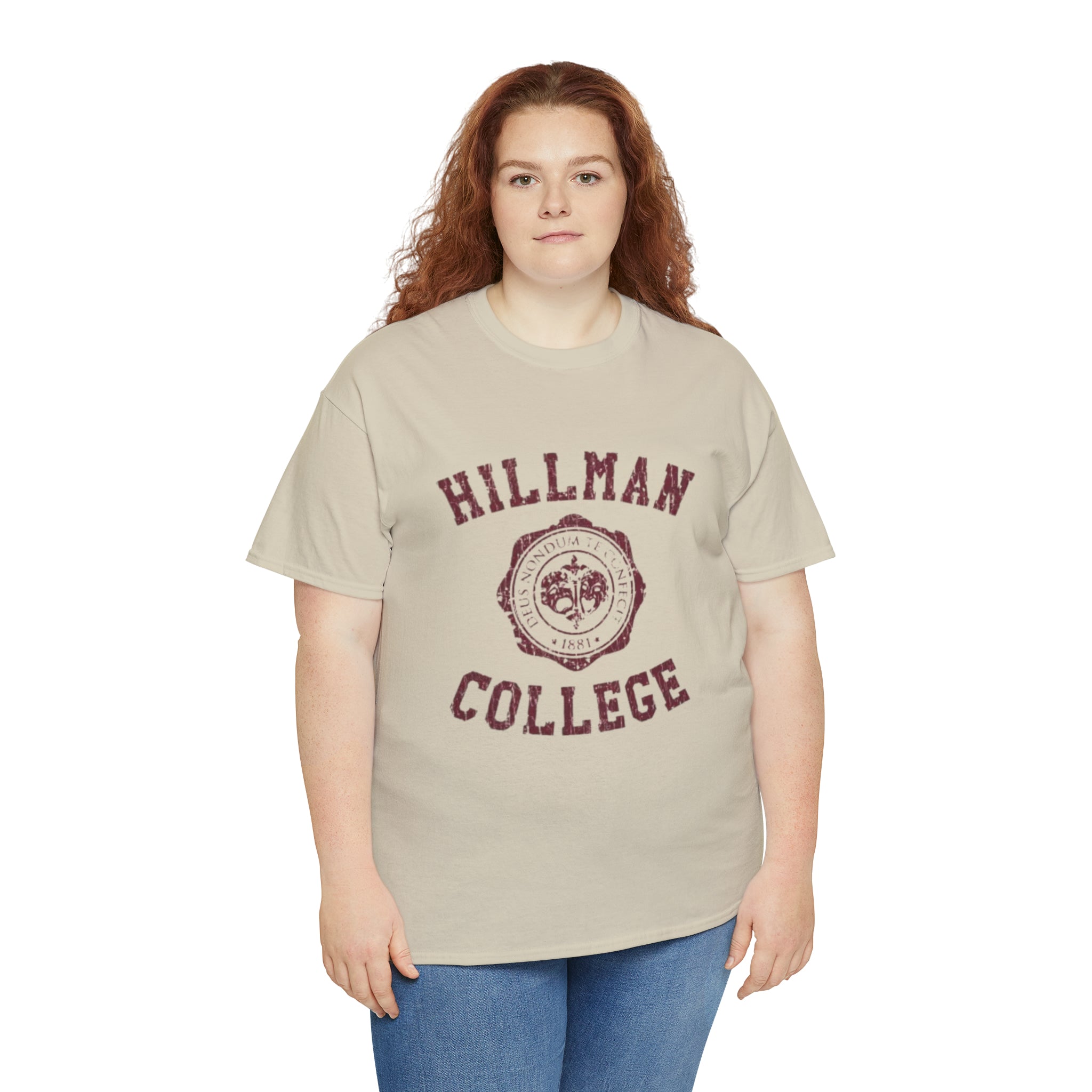 Hillman College- Unisex Heavy Cotton T-Shirt - Creations by Chris and Carlos