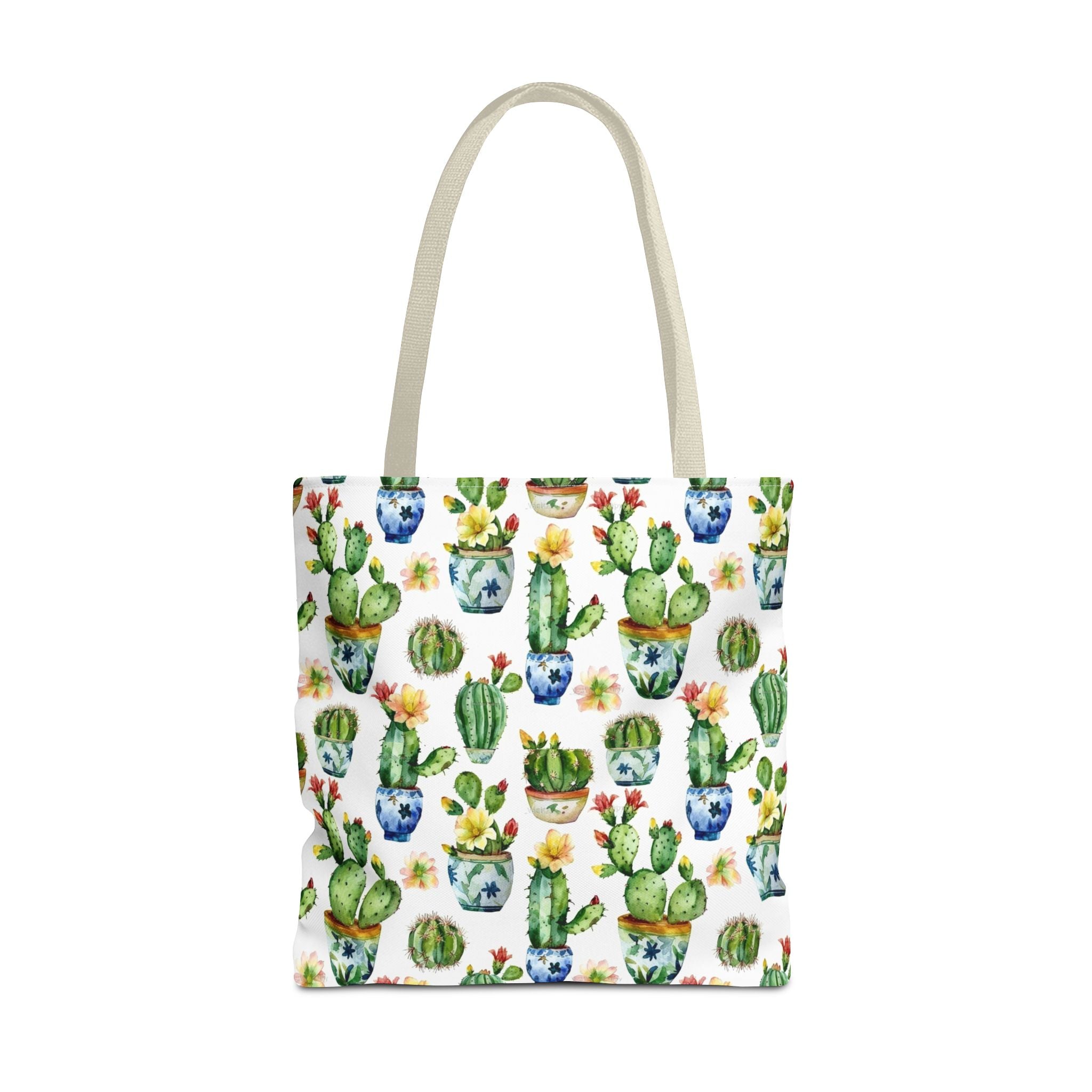 Sol y Alegría (Sun and Joy) Collection- Cactus Succulent Pattern Microfiber Blanket Soft Velveteen Throw for Home & Garden Lovers Cactus Watercolor Tote Bag – Floral Potted Succulent Pattern All-Over Print - Creations by Chris and Carlos
