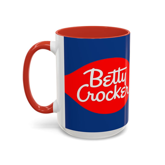 Betty Crocker Logo Accent Coffee Mug — Retro Baking Kitchen Gift (11/15oz) - Creations by Chris and Carlos