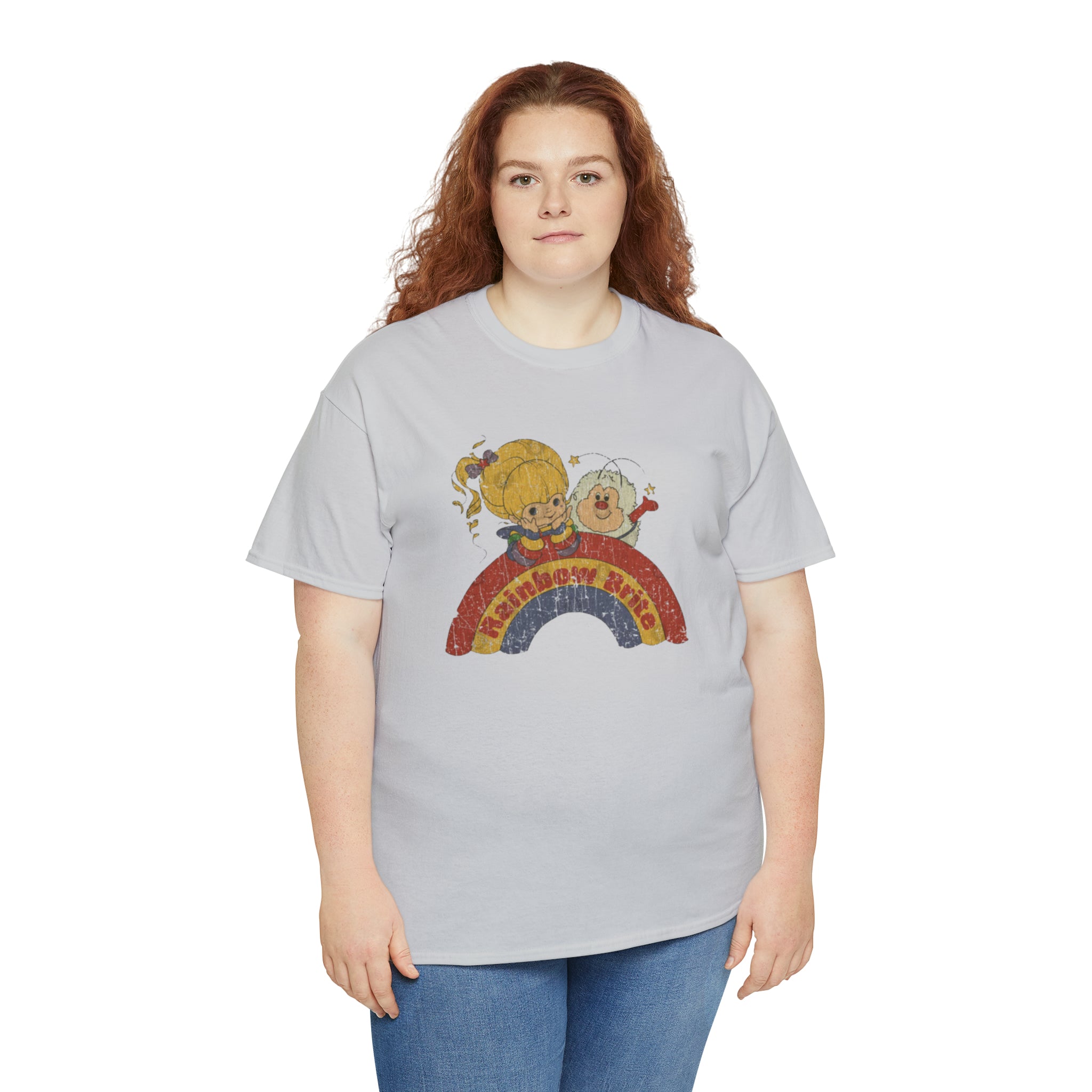 Rainbow Bright- Unisex Heavy Cotton T-Shirt - Creations by Chris and Carlos