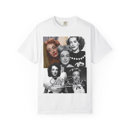 Vintage Hollywood Icon Joan Crawford Collage Tee - Creations by Chris and Carlos