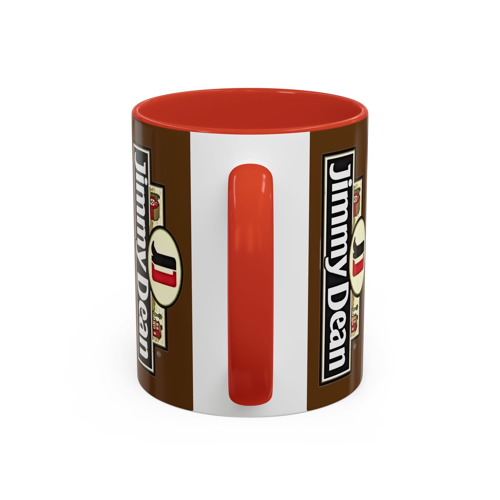 Jimmy Dean Logo Coffee Mug — Retro Breakfast Brand Accent Mug (11/15oz) - Creations by Chris and Carlos