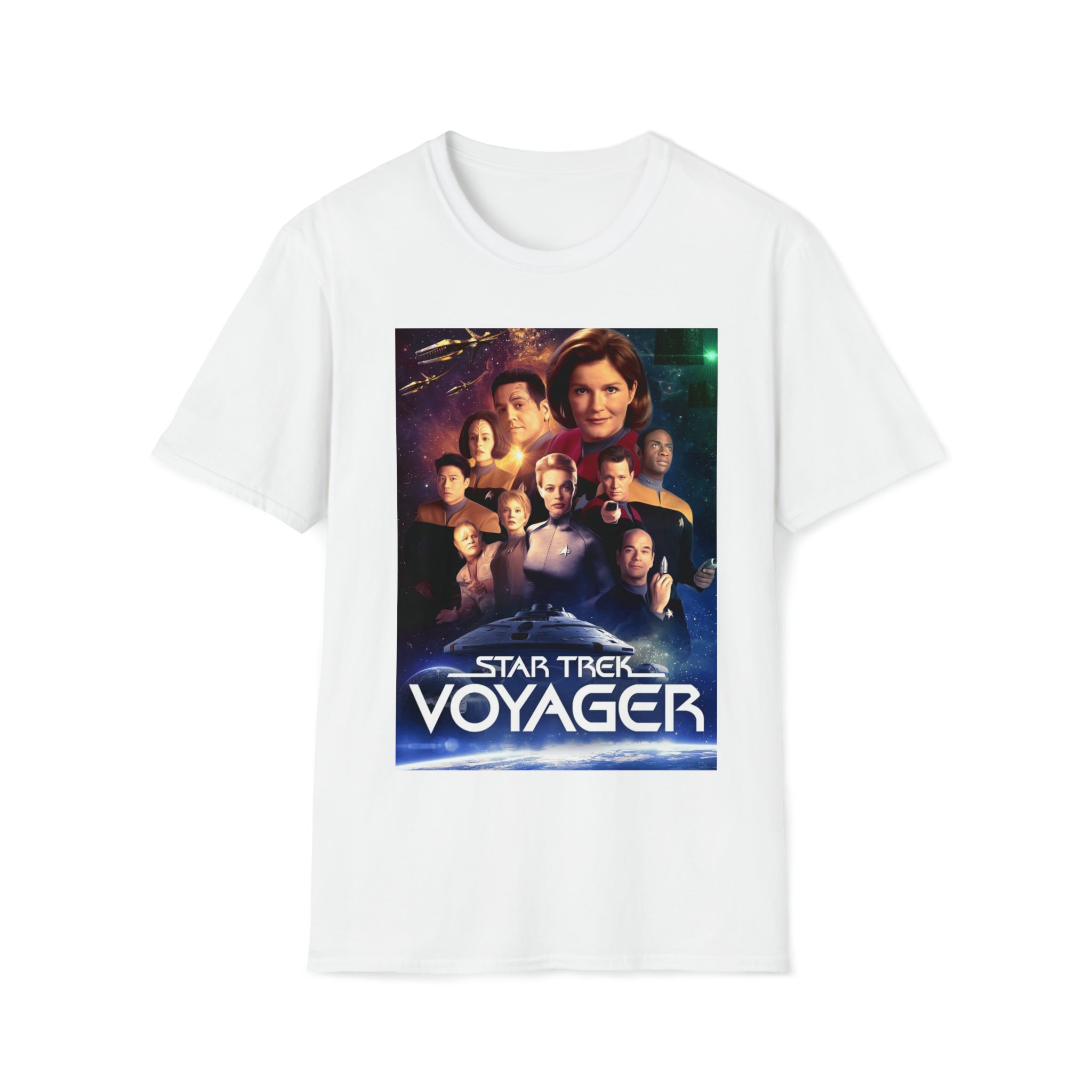Star Trek Voyager- Unisex Softstyle T-Shirt - Creations by Chris and Carlos