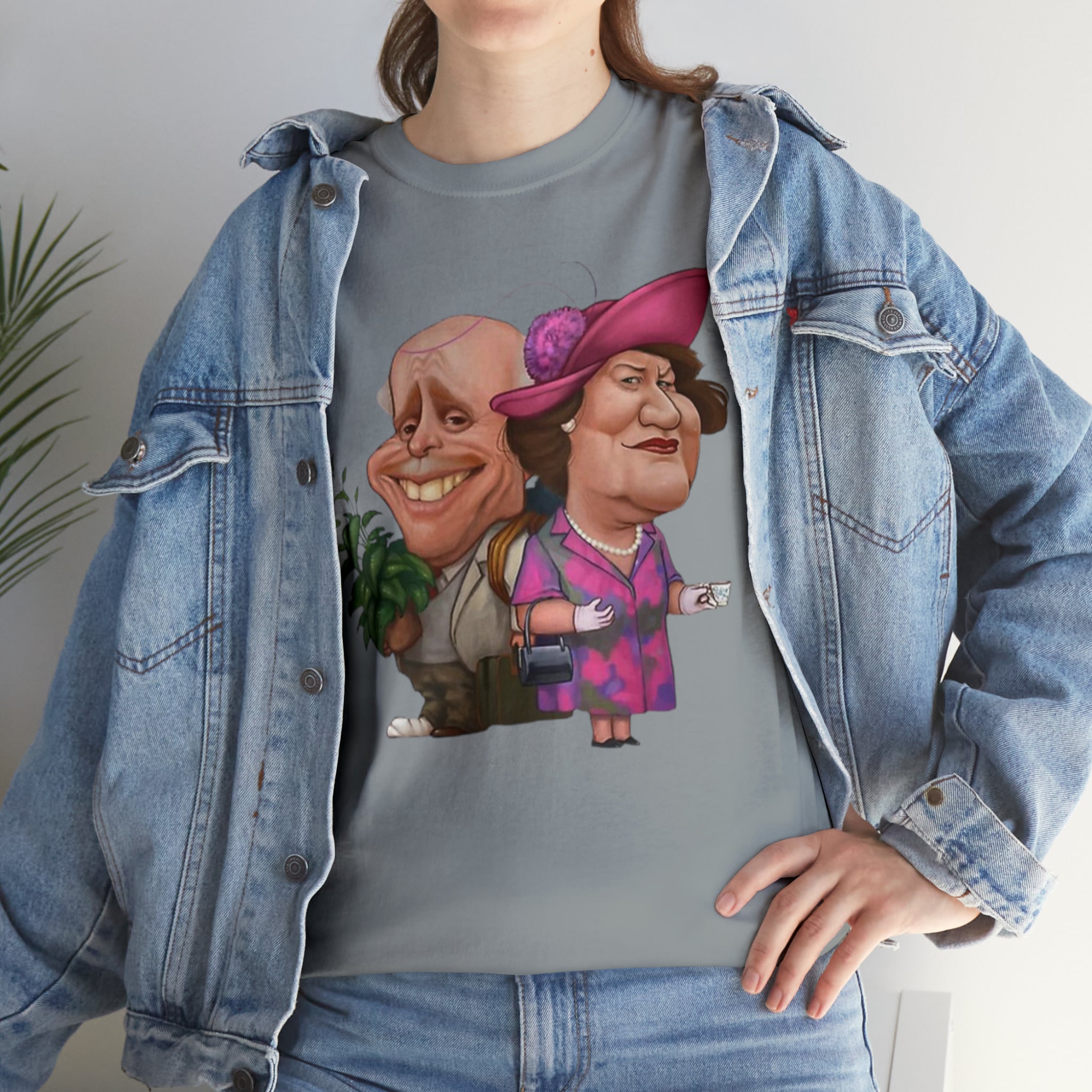 Keeping Up Appearances 90's TV Show-Unisex Heavy Cotton T-Shirt - Creations by Chris and Carlos