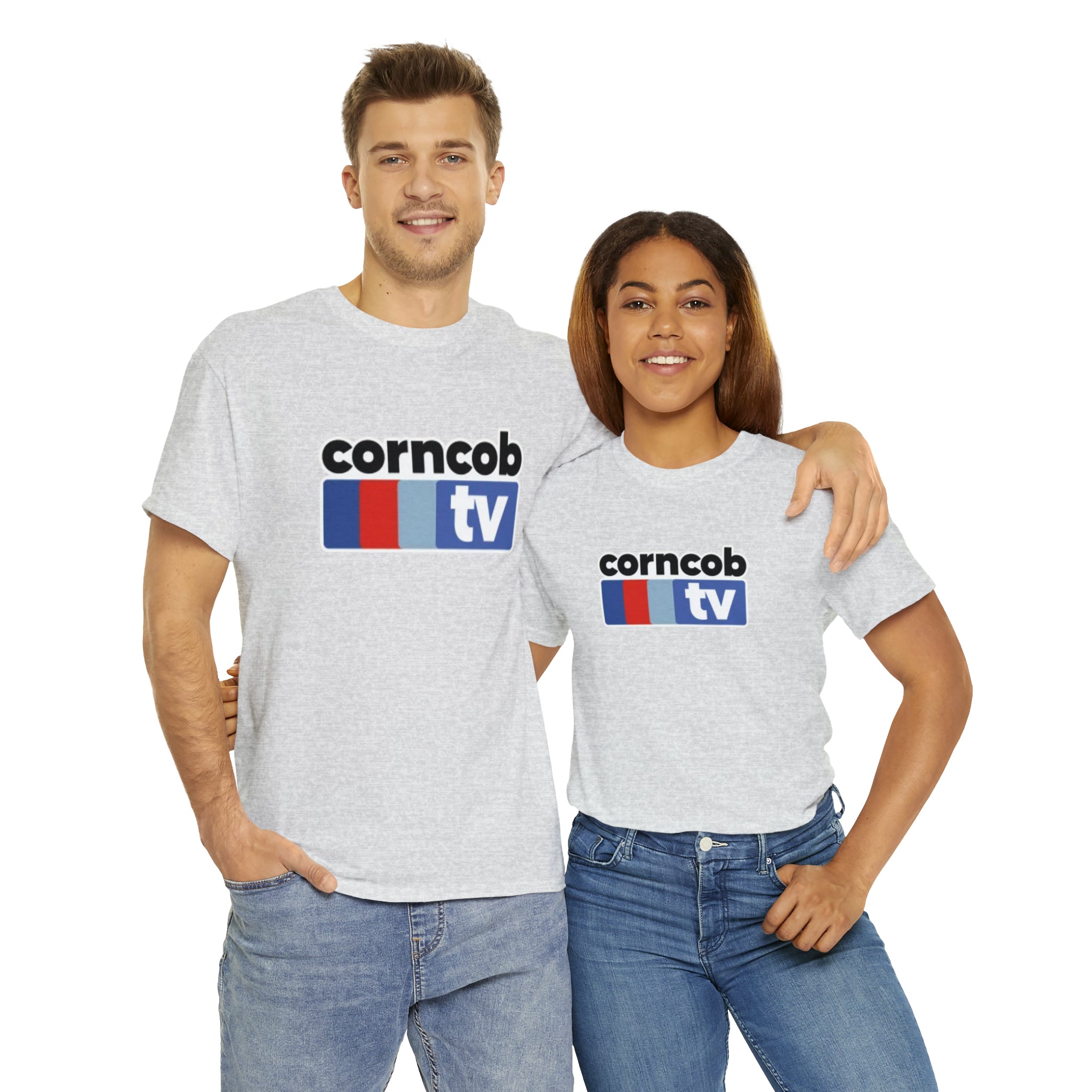 Corncob Tv- Unisex Heavy Cotton T-Shirt - Creations by Chris and Carlos