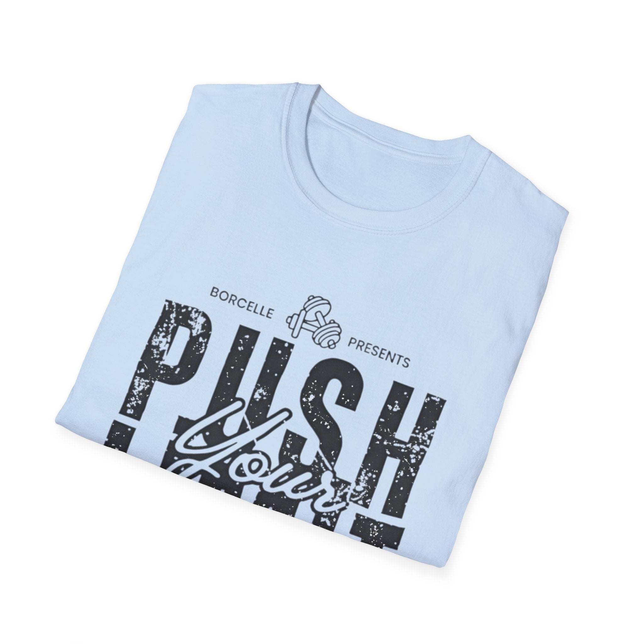 Push Your Limit T-Shirt — Motivational Gym Workout Tee - Creations by Chris and Carlos